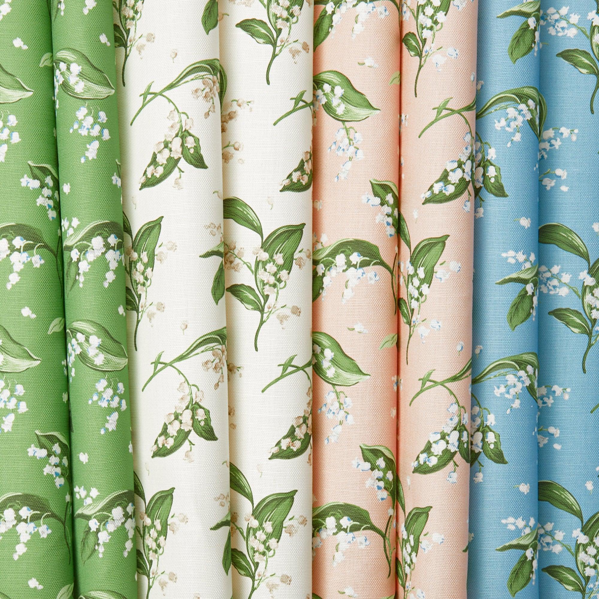 Lily of the Valley Fabric - Mrs. Alice