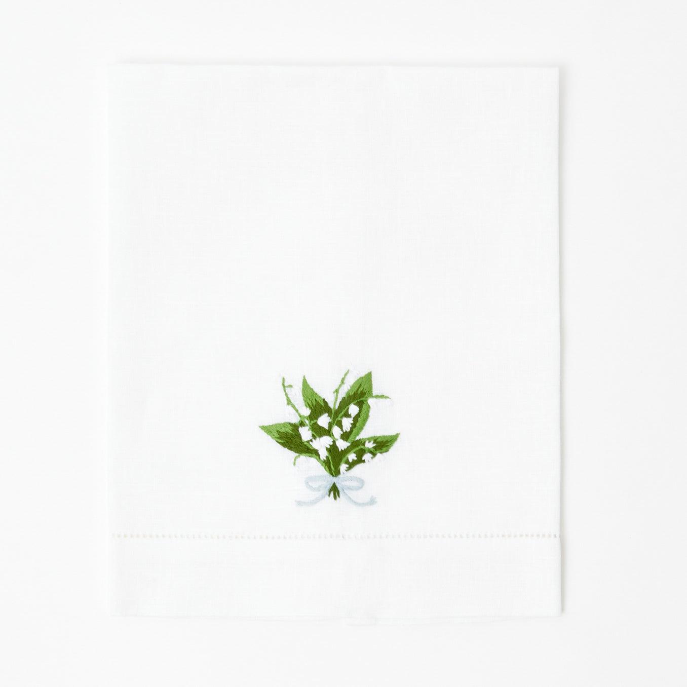 Lily of the Valley Linen Hand Towel – Mrs. Alice