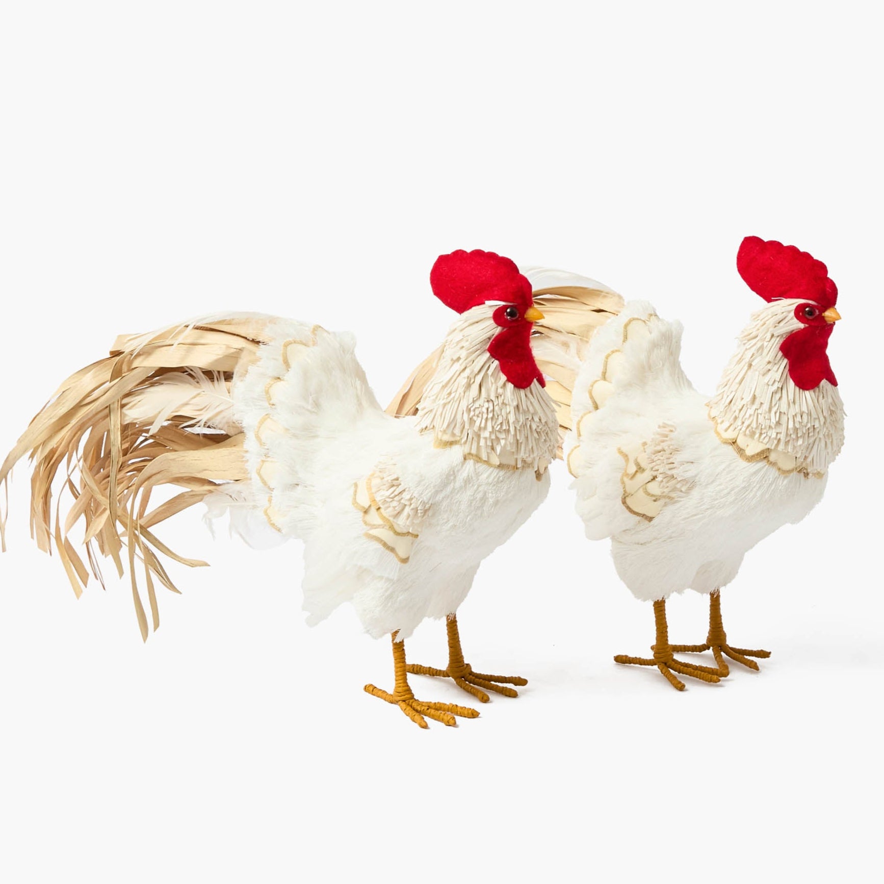 Ronnie the Rooster (Pair) - 30cm