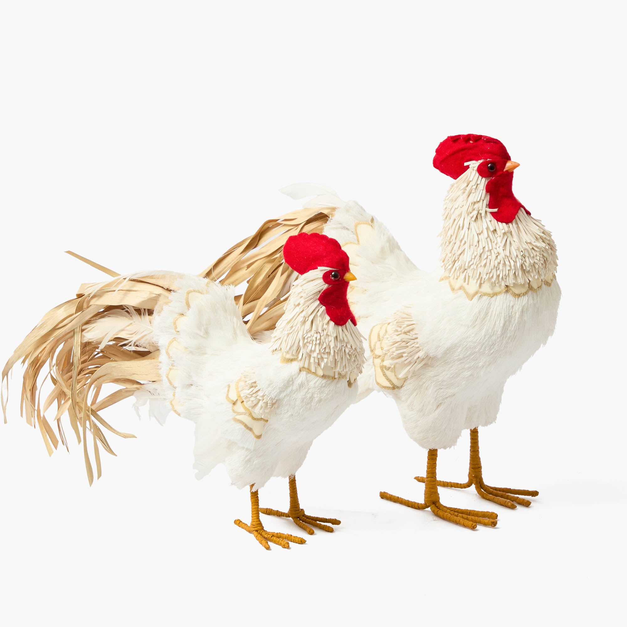 Ronnie the Rooster (Pair) - 30cm