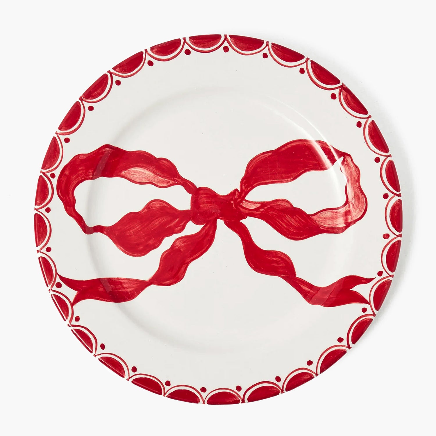 Marilyn Red Bow Dinner Plate