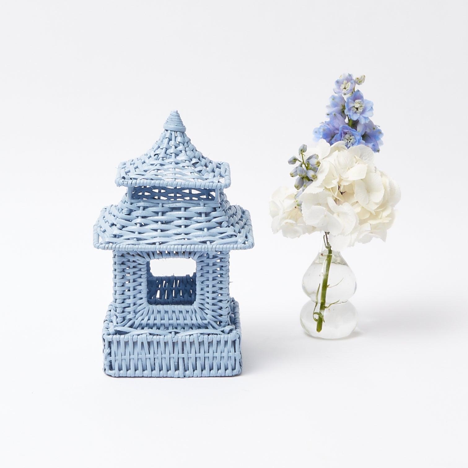 Midnight Blue Mini Pagoda Lanterns (Pair) – Mrs. Alice