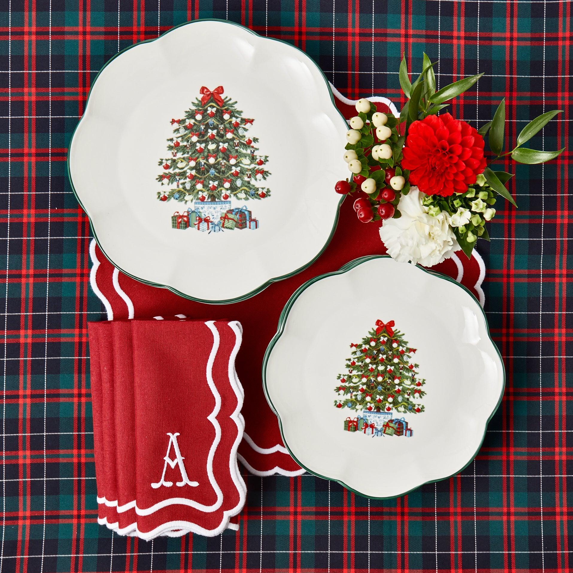 Festive plates best sale