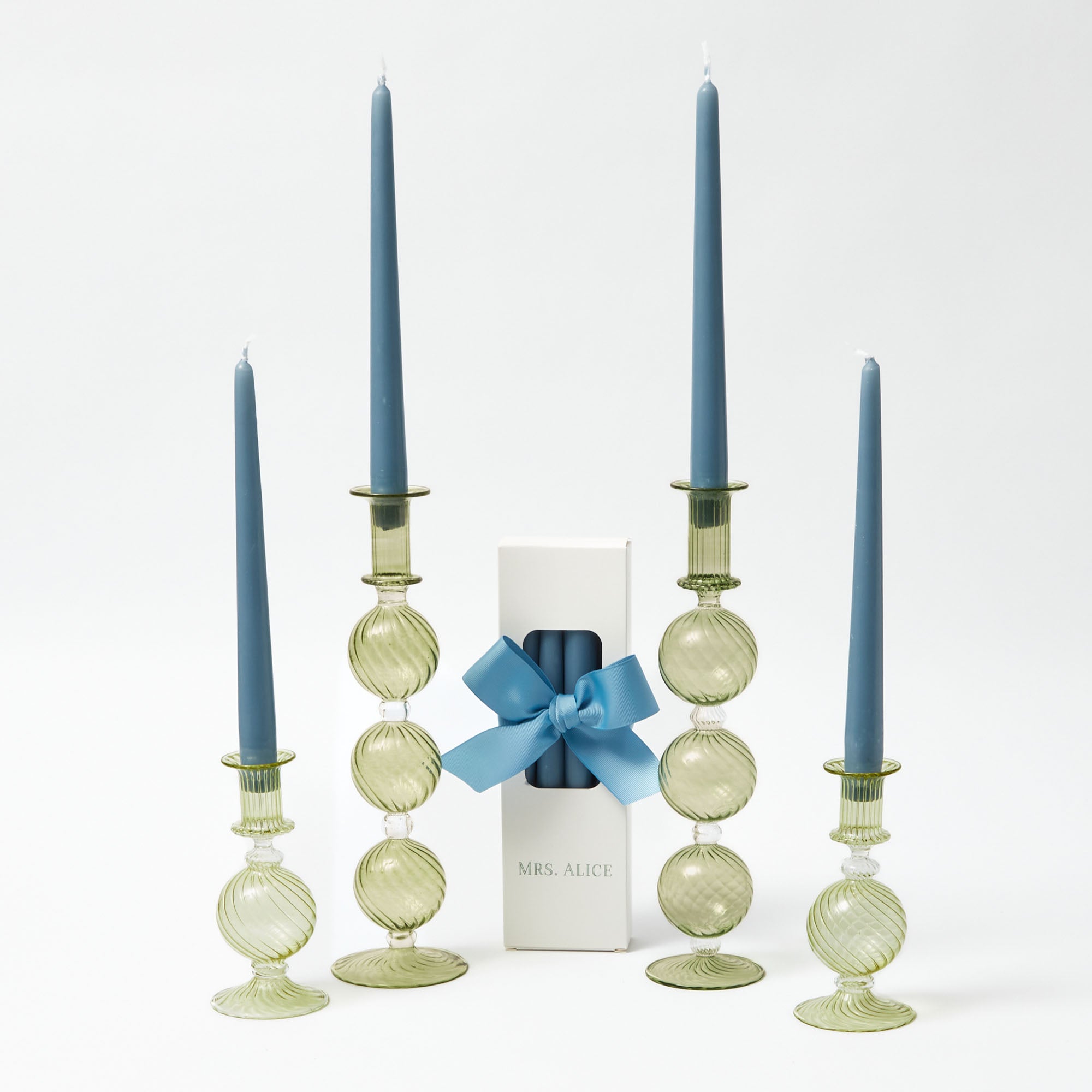 Dusty Blue Candles (Set of 8) – Mrs. Alice