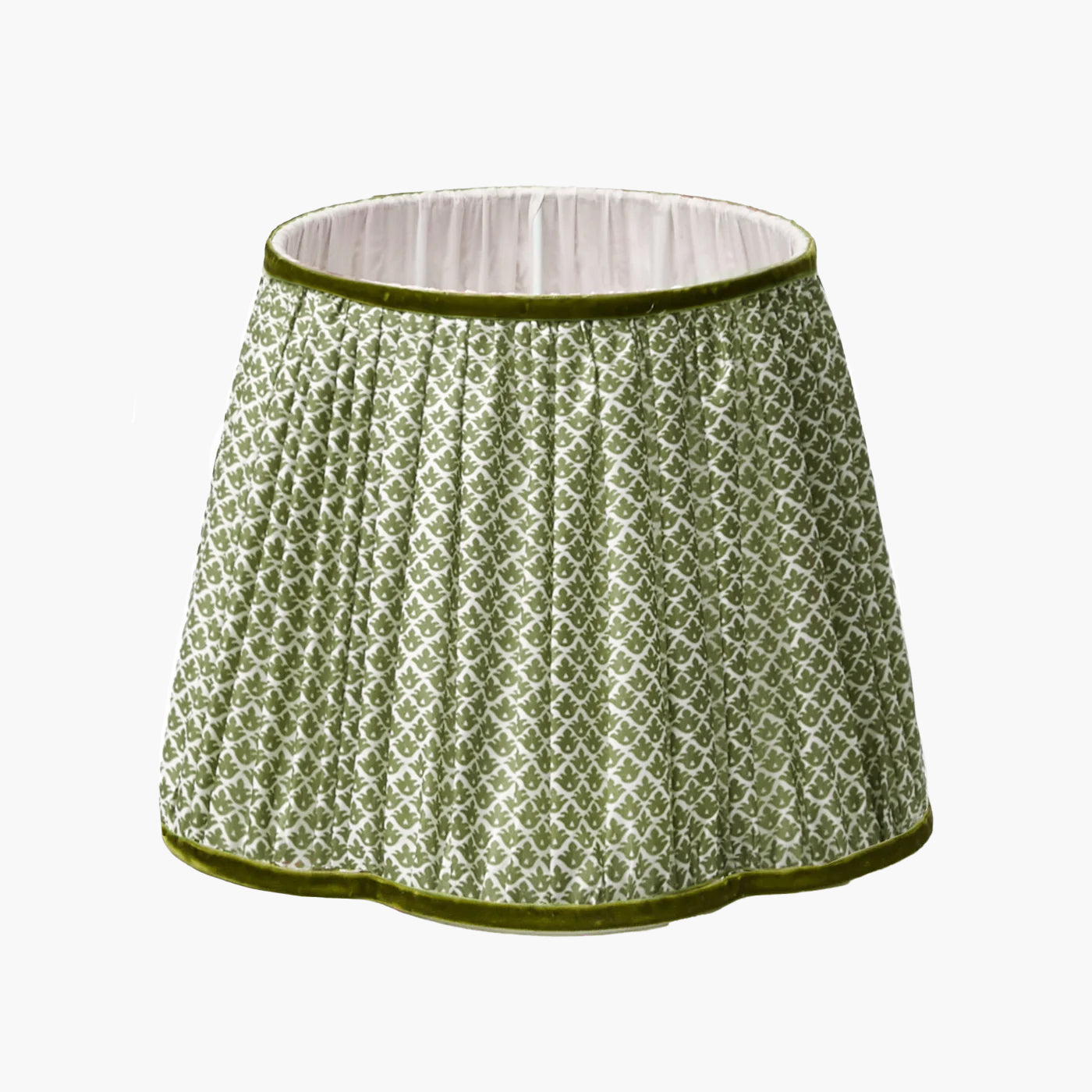 Olive Lotus Lampshade (30cm)