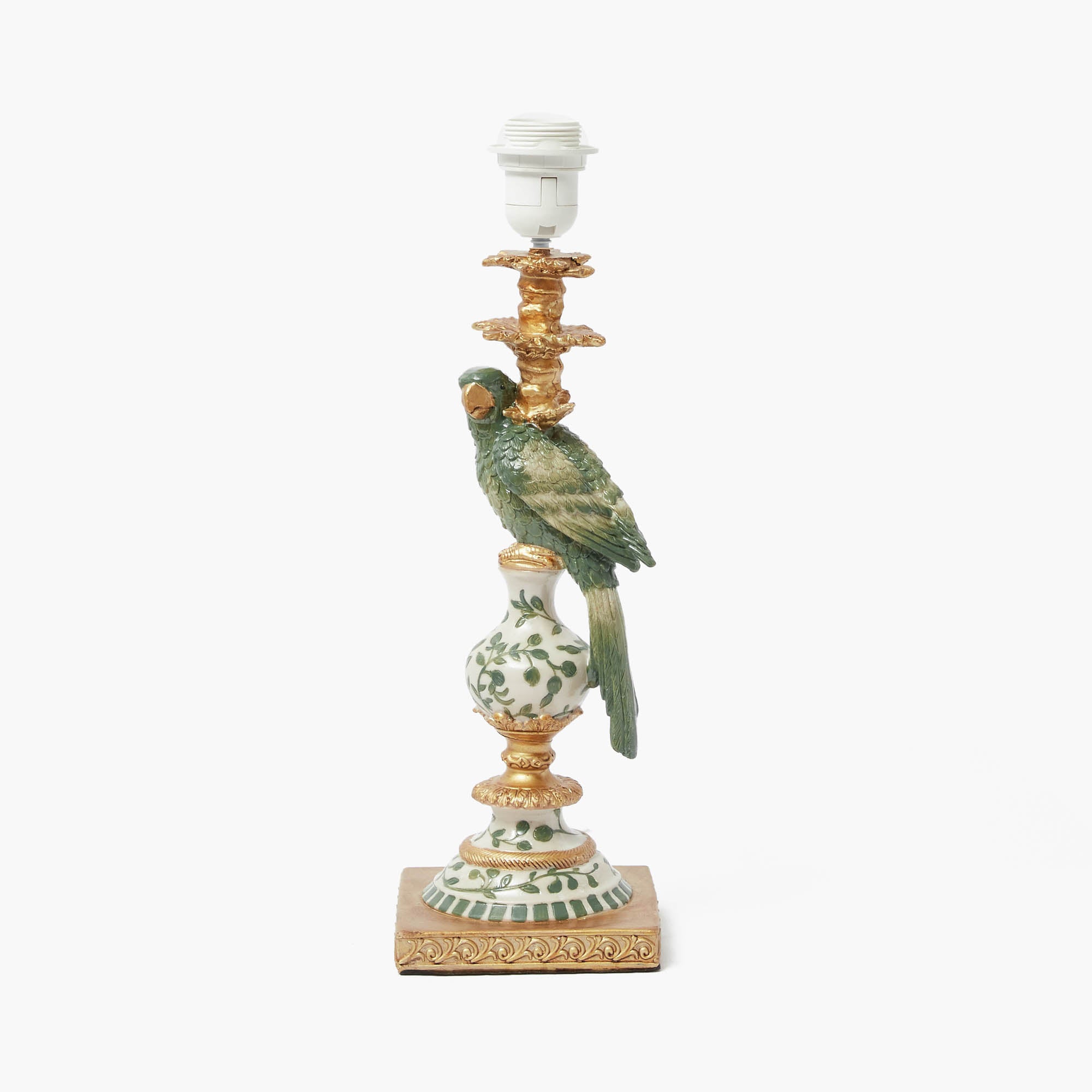 Olive Parrot Lamp