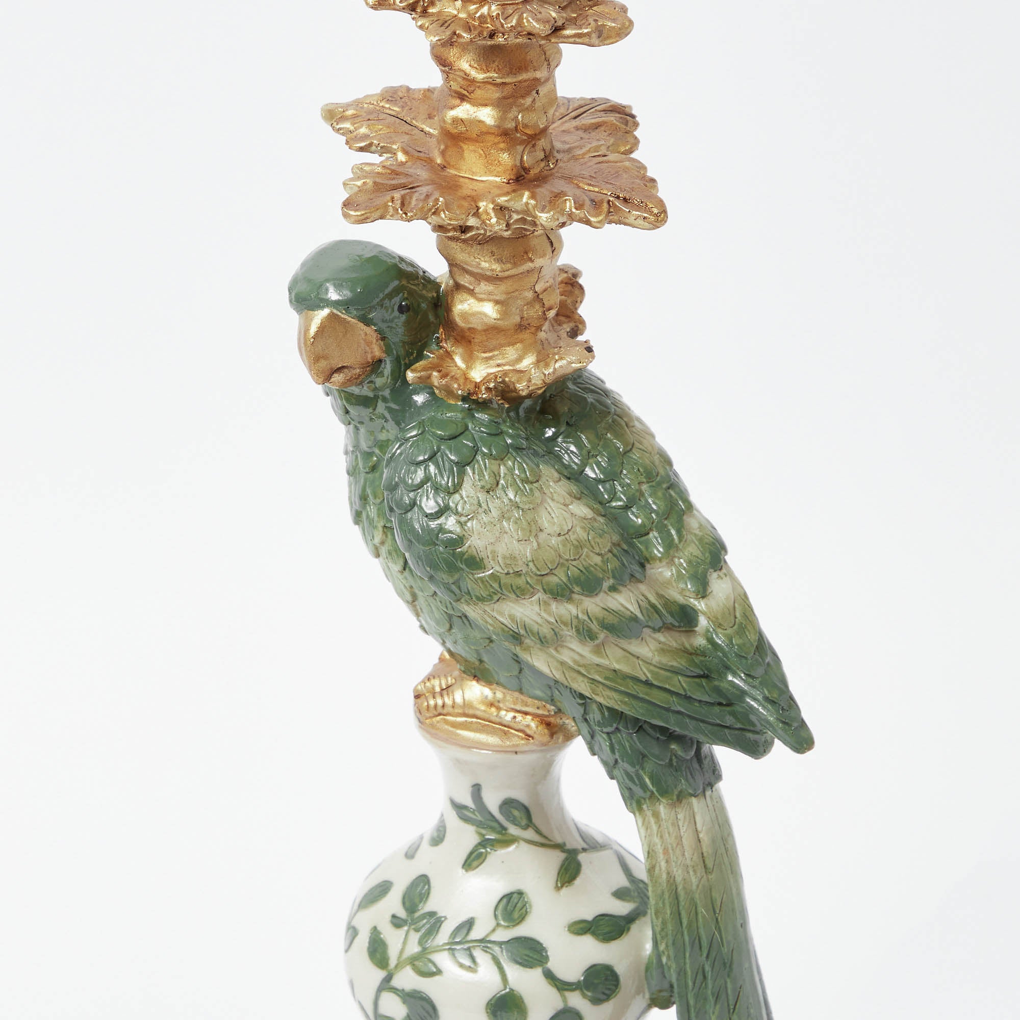 Olive Parrot Lamp