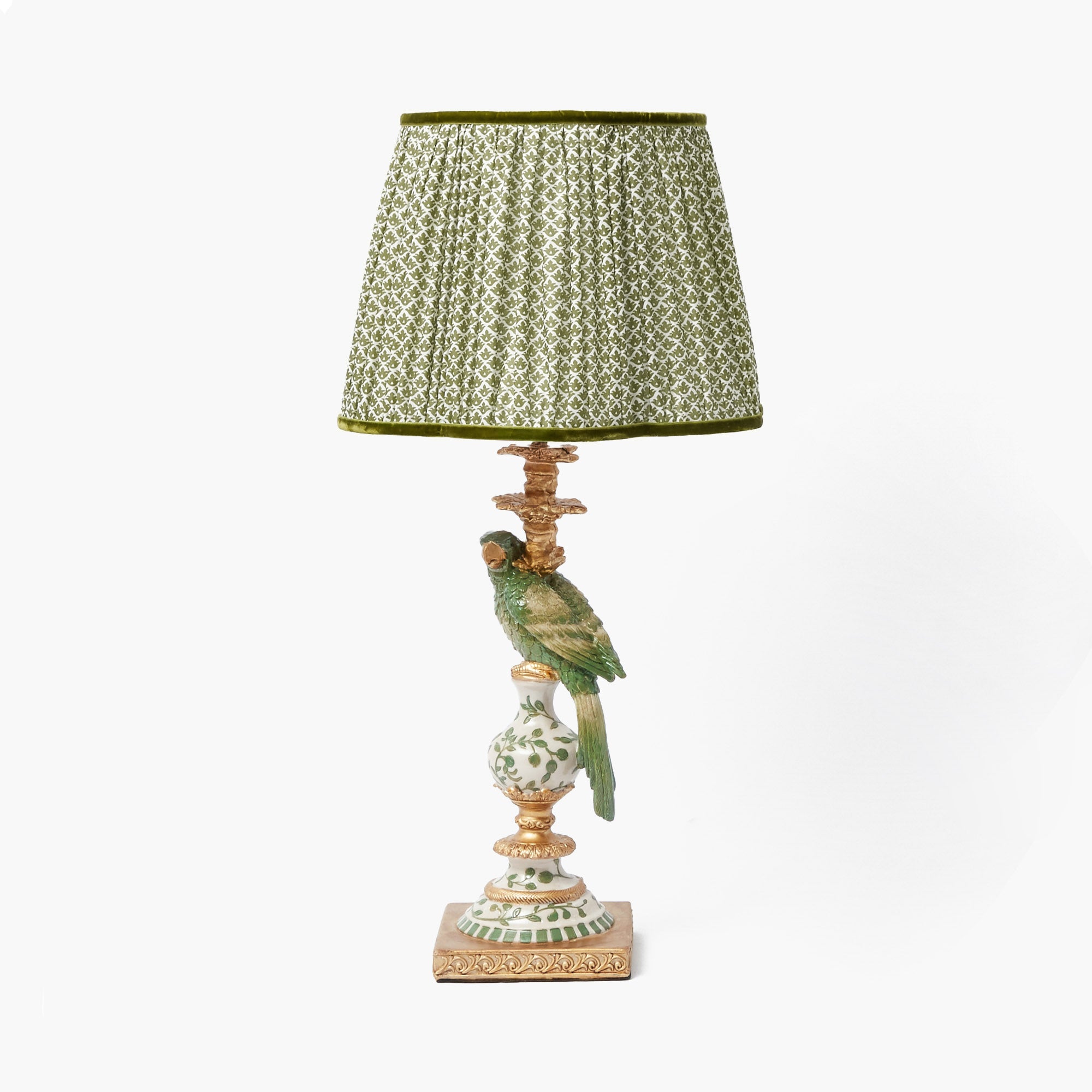 Olive Lotus Lampshade (30cm)