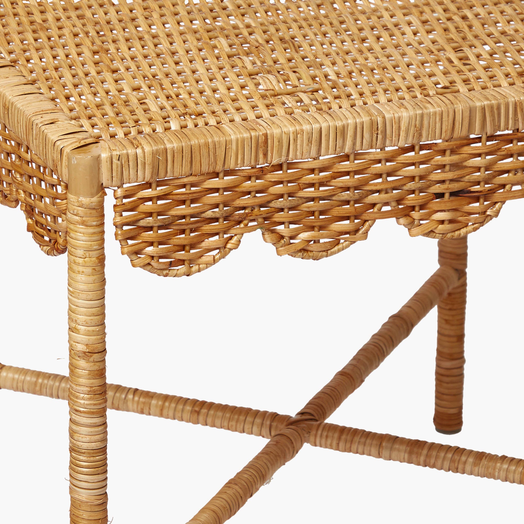 Small Olivia Rattan Table