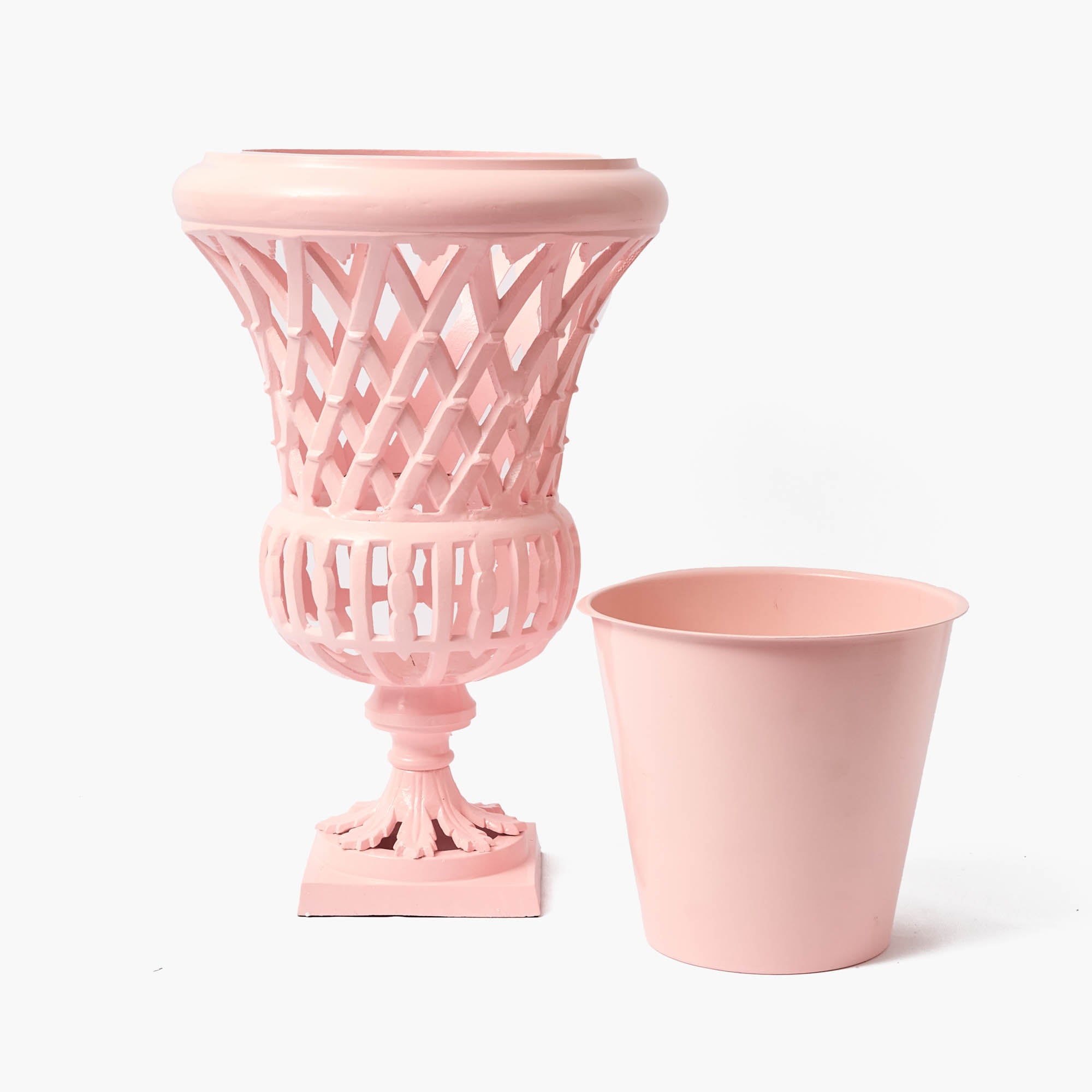 Adelaide Pink Lattice Urn