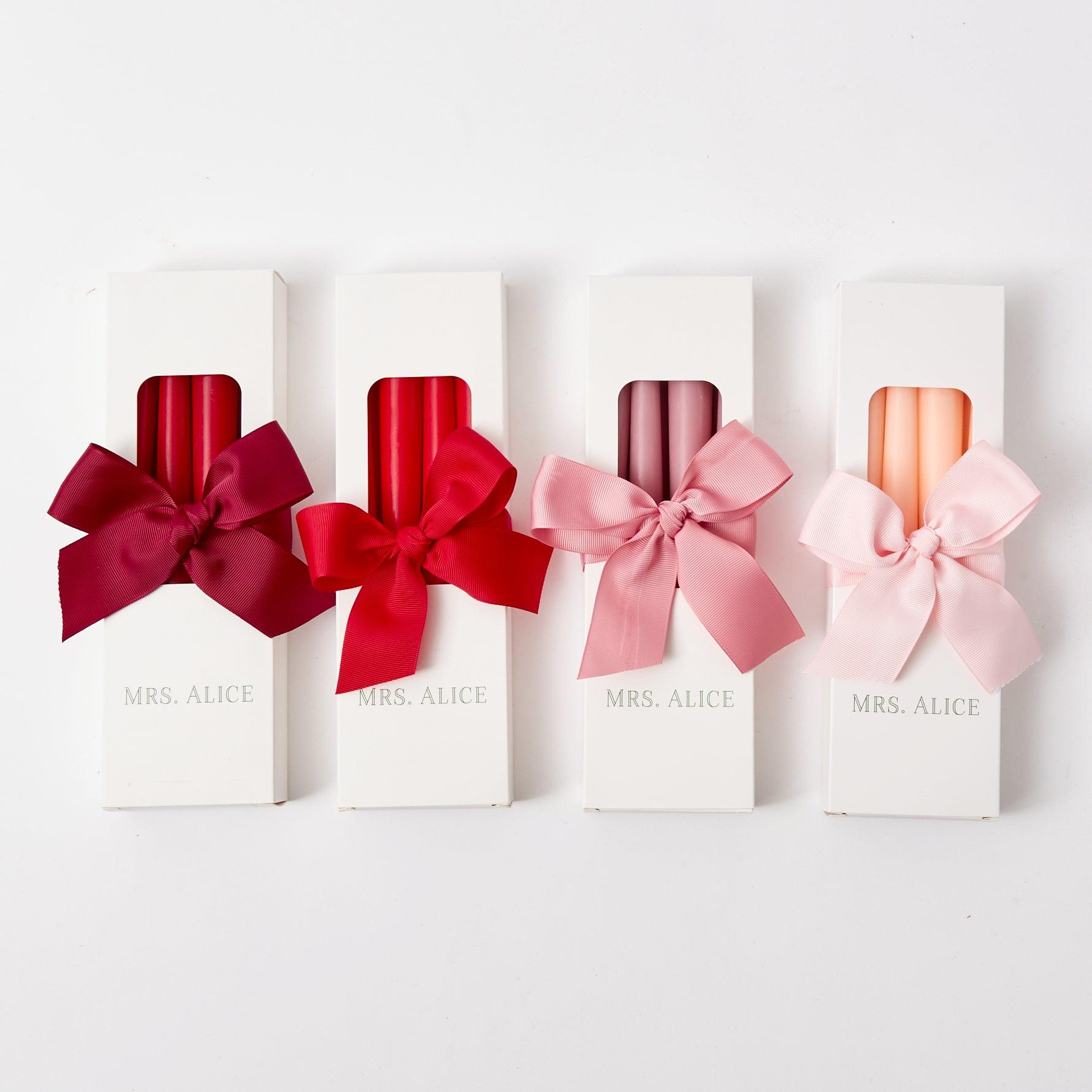 Pink Candles (Set of 8) - Mrs. Alice