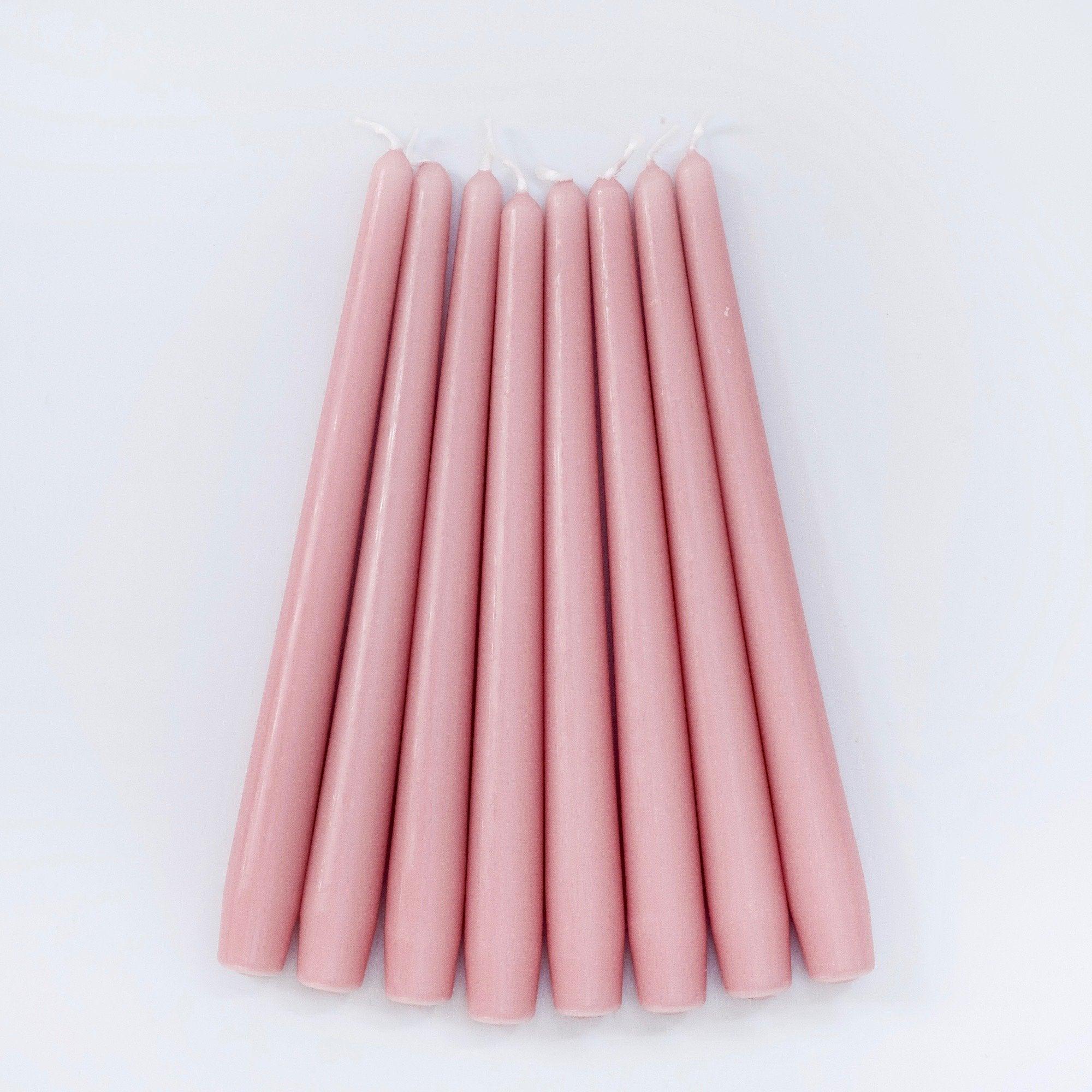 Pink Candles (Set of 8) - Mrs. Alice