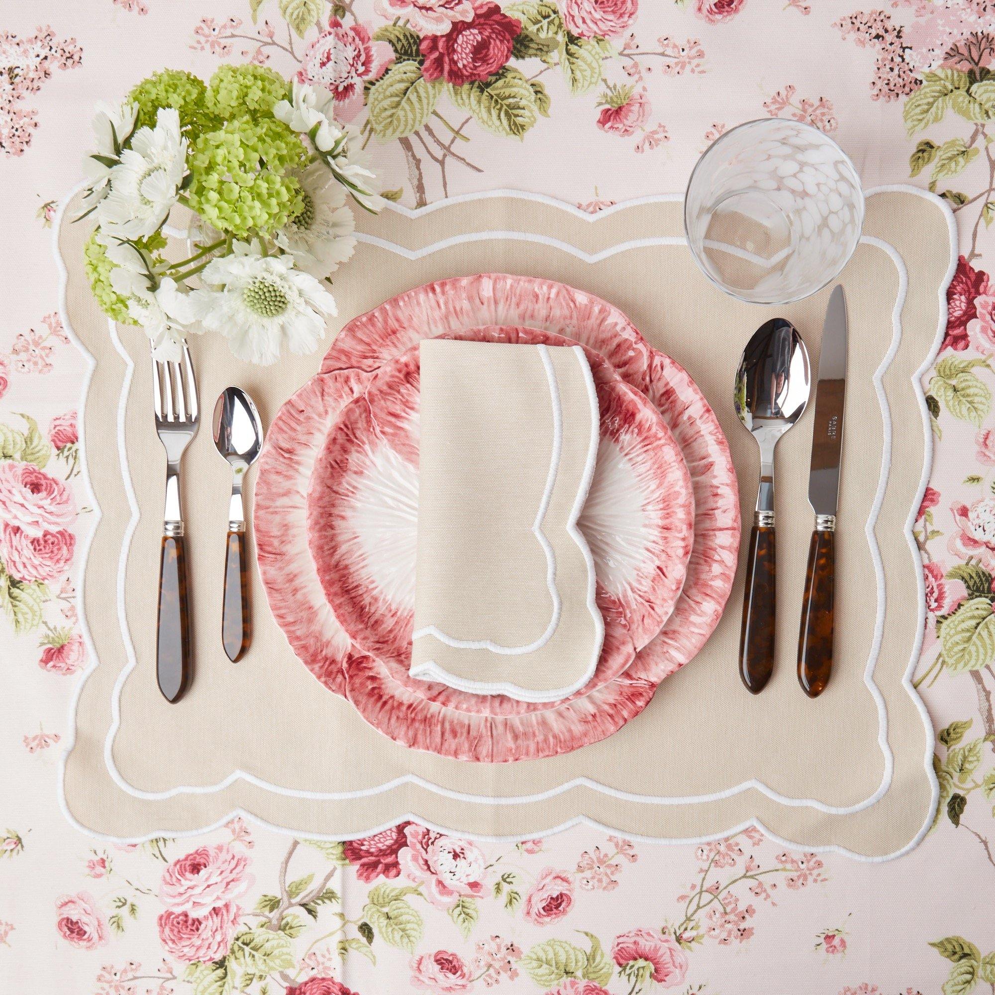 Pink Capri Lettuce Starter Plate - Mrs. Alice