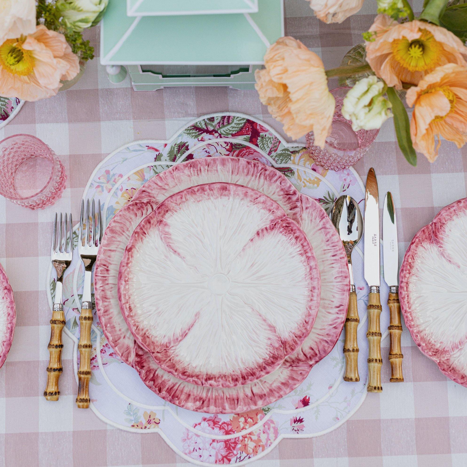 Pink Capri Lettuce Starter Plate - Mrs. Alice