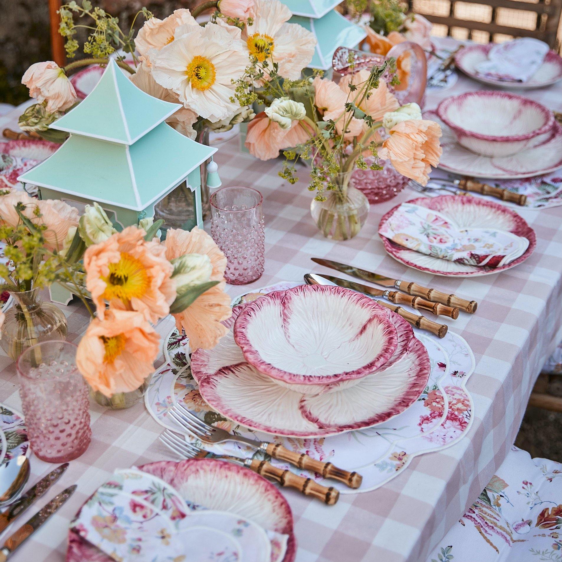 Pink Capri Lettuce Starter Plate - Mrs. Alice