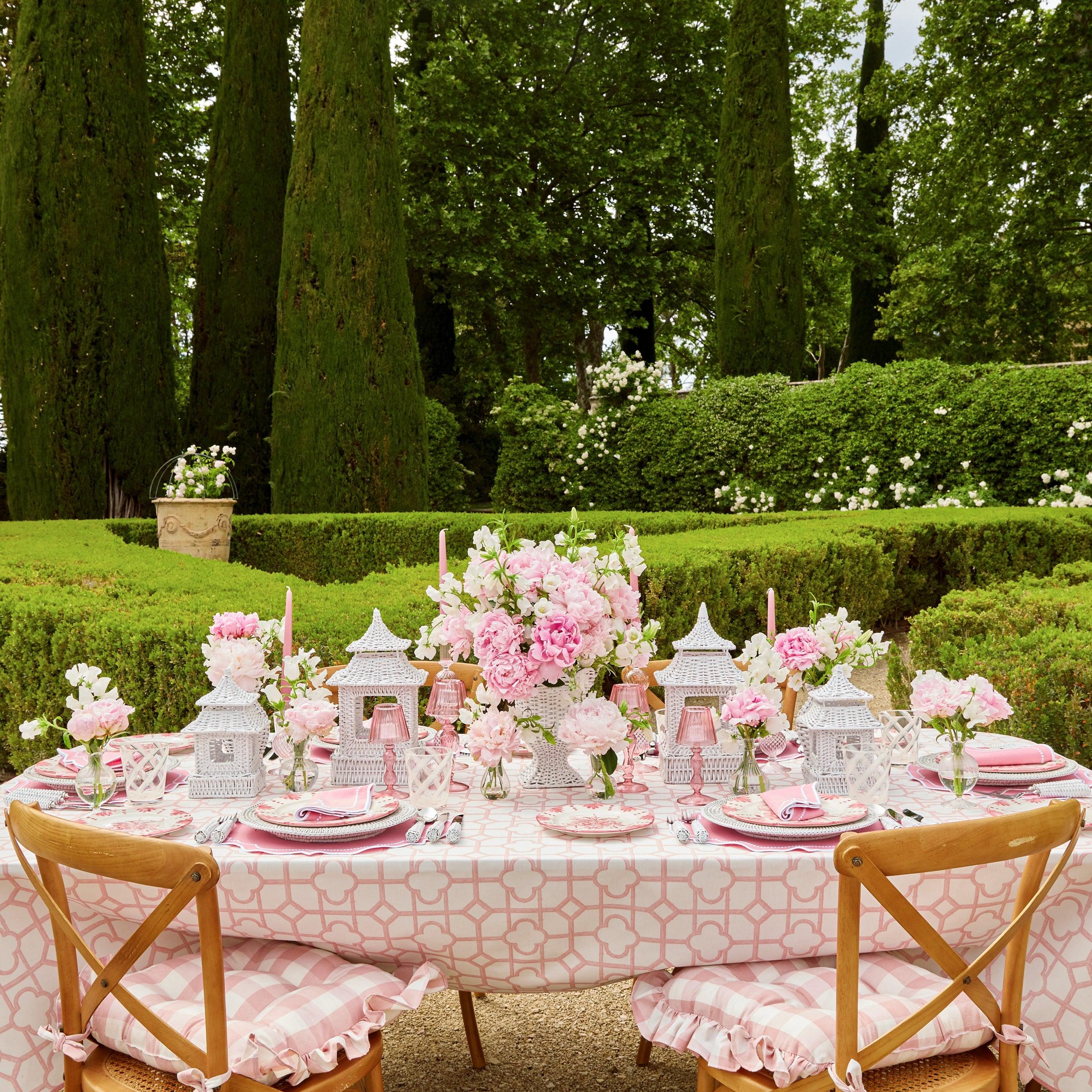 Hot pink chair cushions best sale