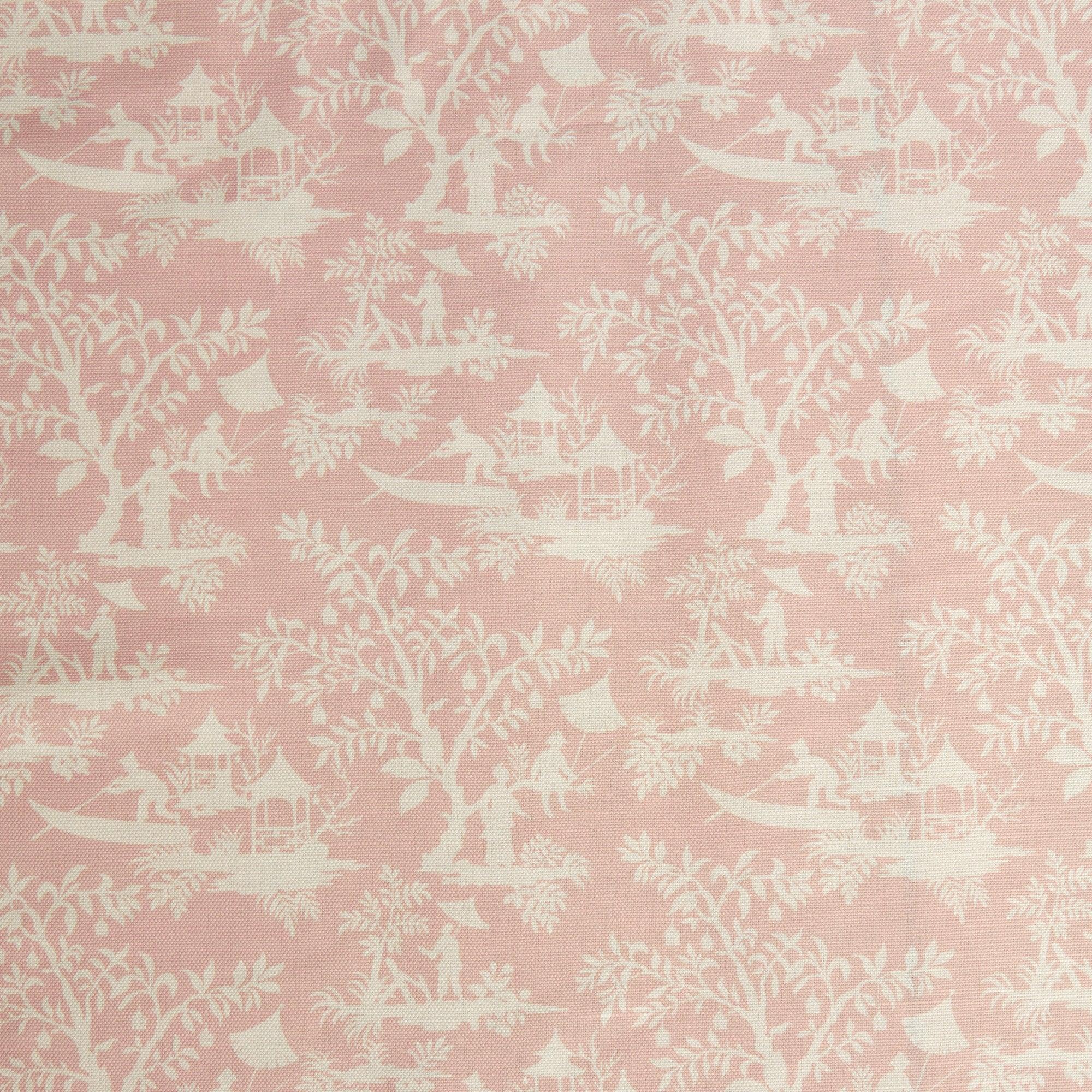 Pink Pagoda Garden Fabric - Mrs. Alice