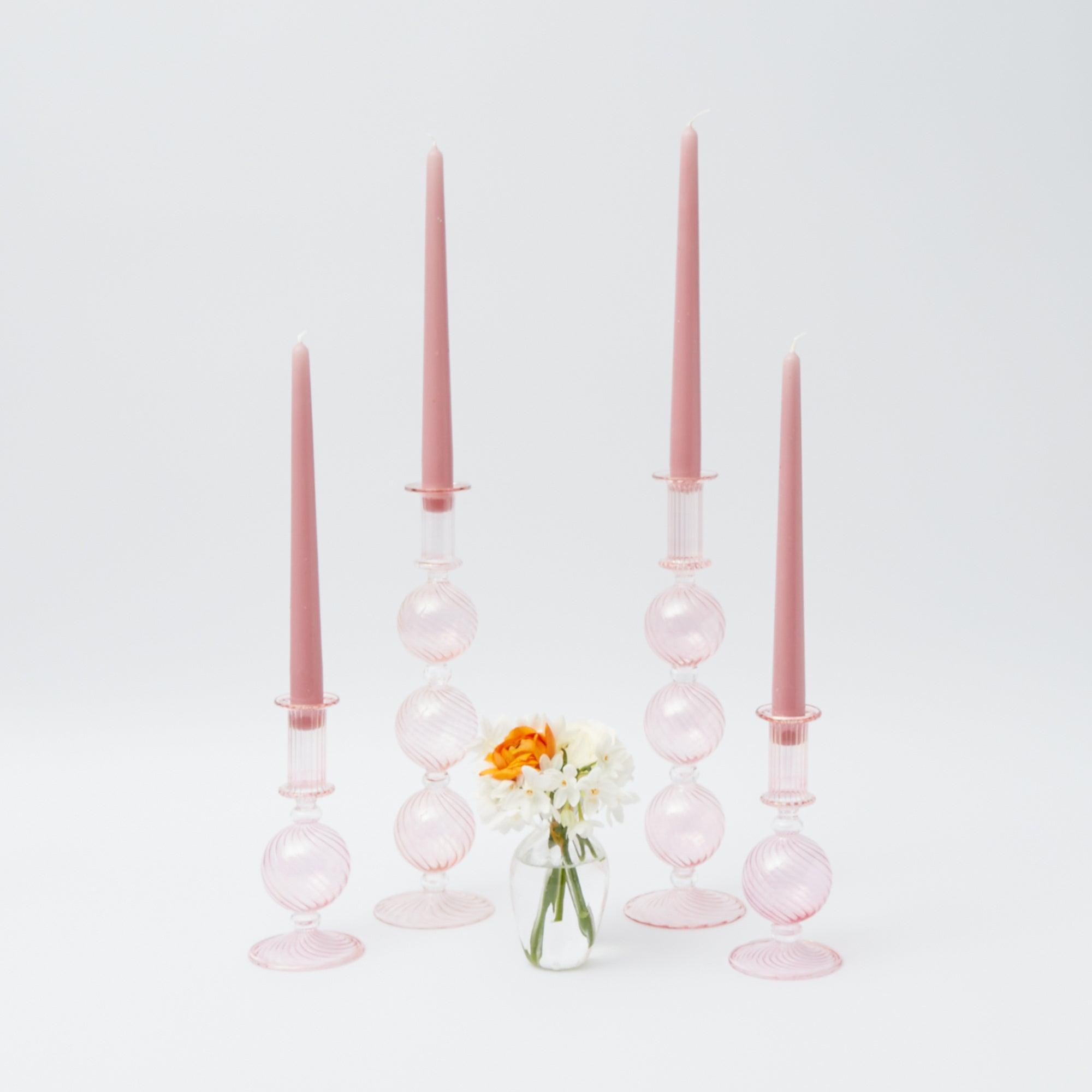 Pink Parrot Candlescape - Mrs. Alice