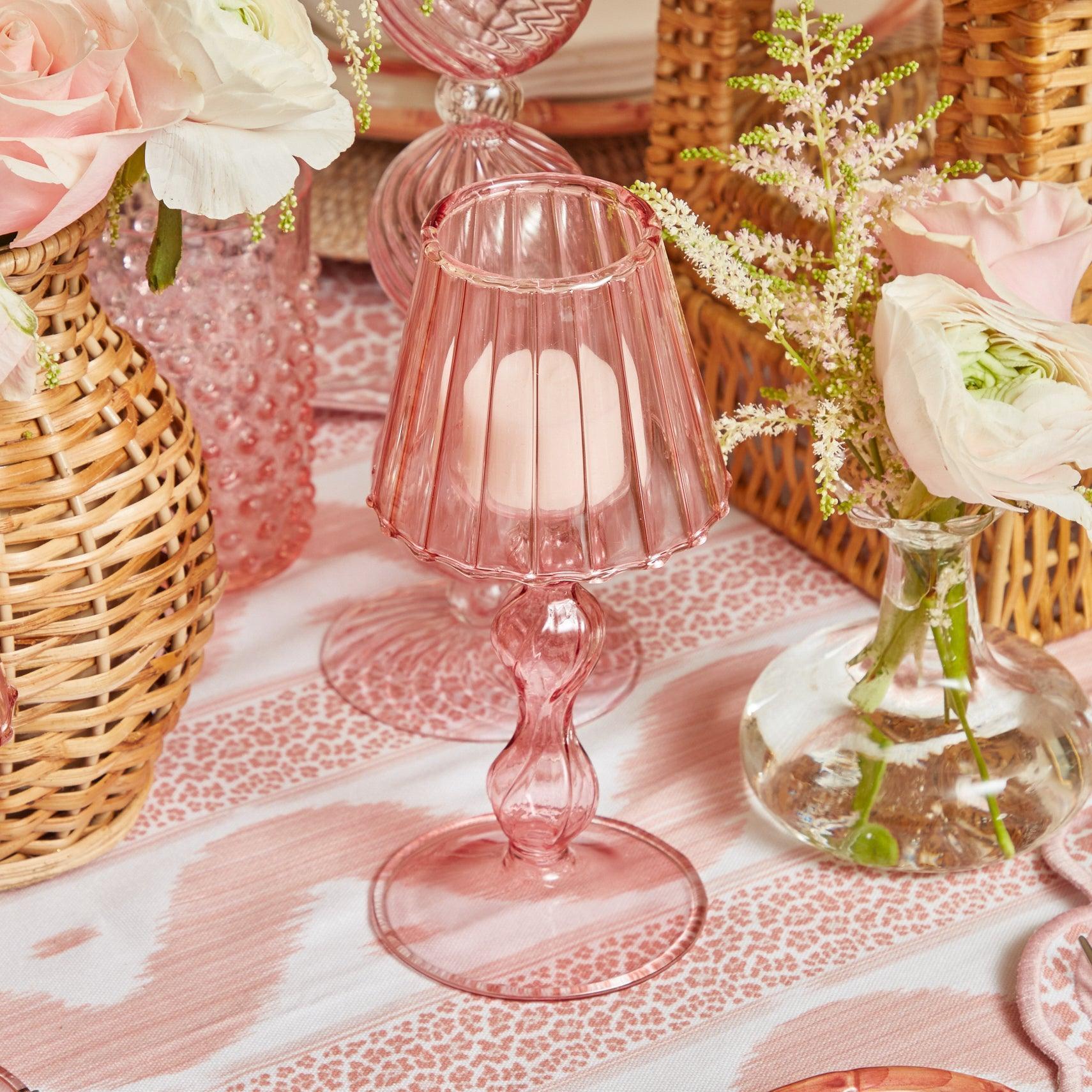 Pretty In Pink Candlescape - Mrs. Alice