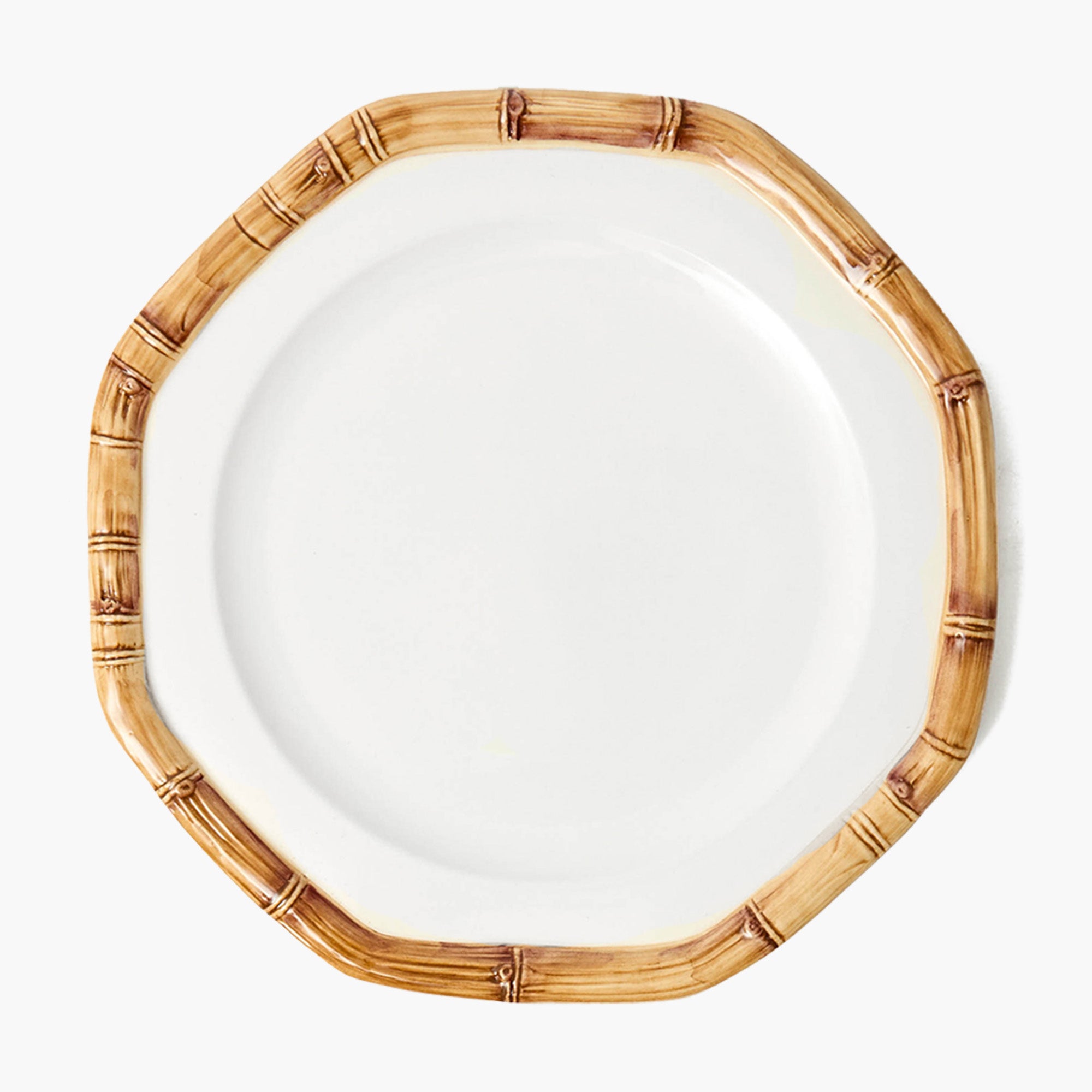 Geometric Bamboo Dinner Plate