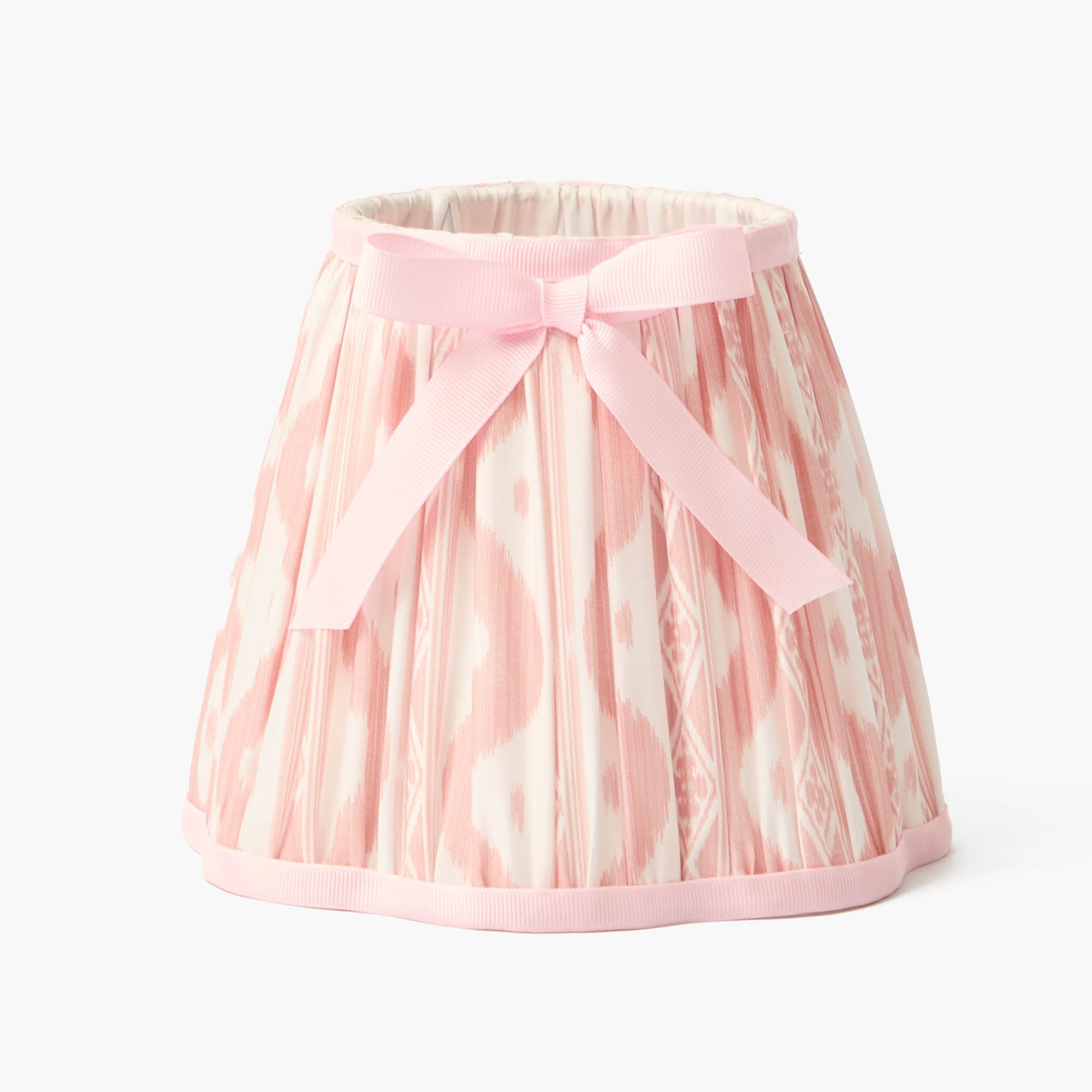 Pink Ikat Bow Lampshade (18cm)