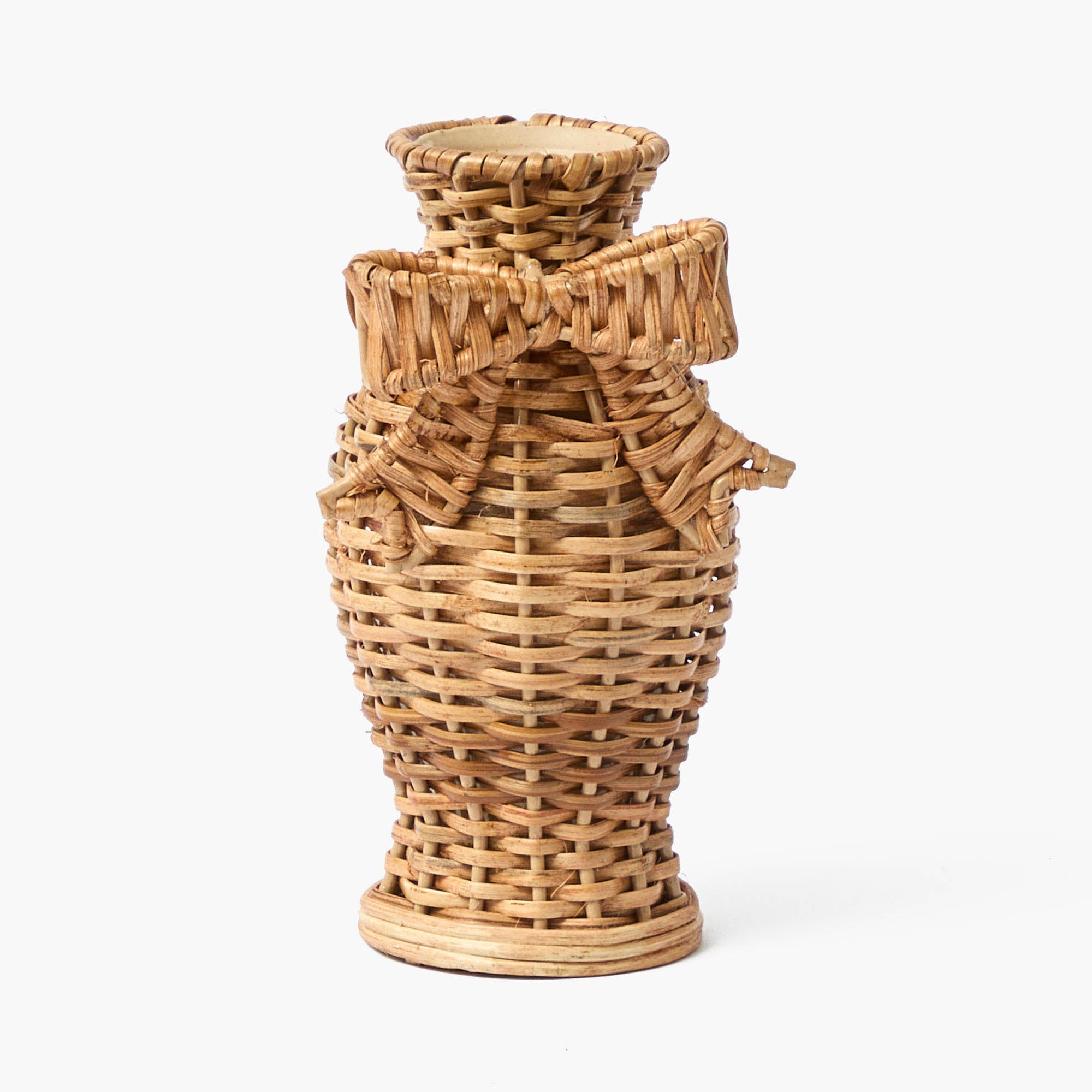 Rattan Bow Vases (Set of 3)