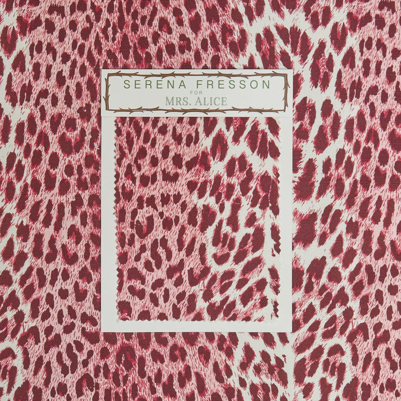 Raspberry Pink Leopard Fabric– Mrs. Alice