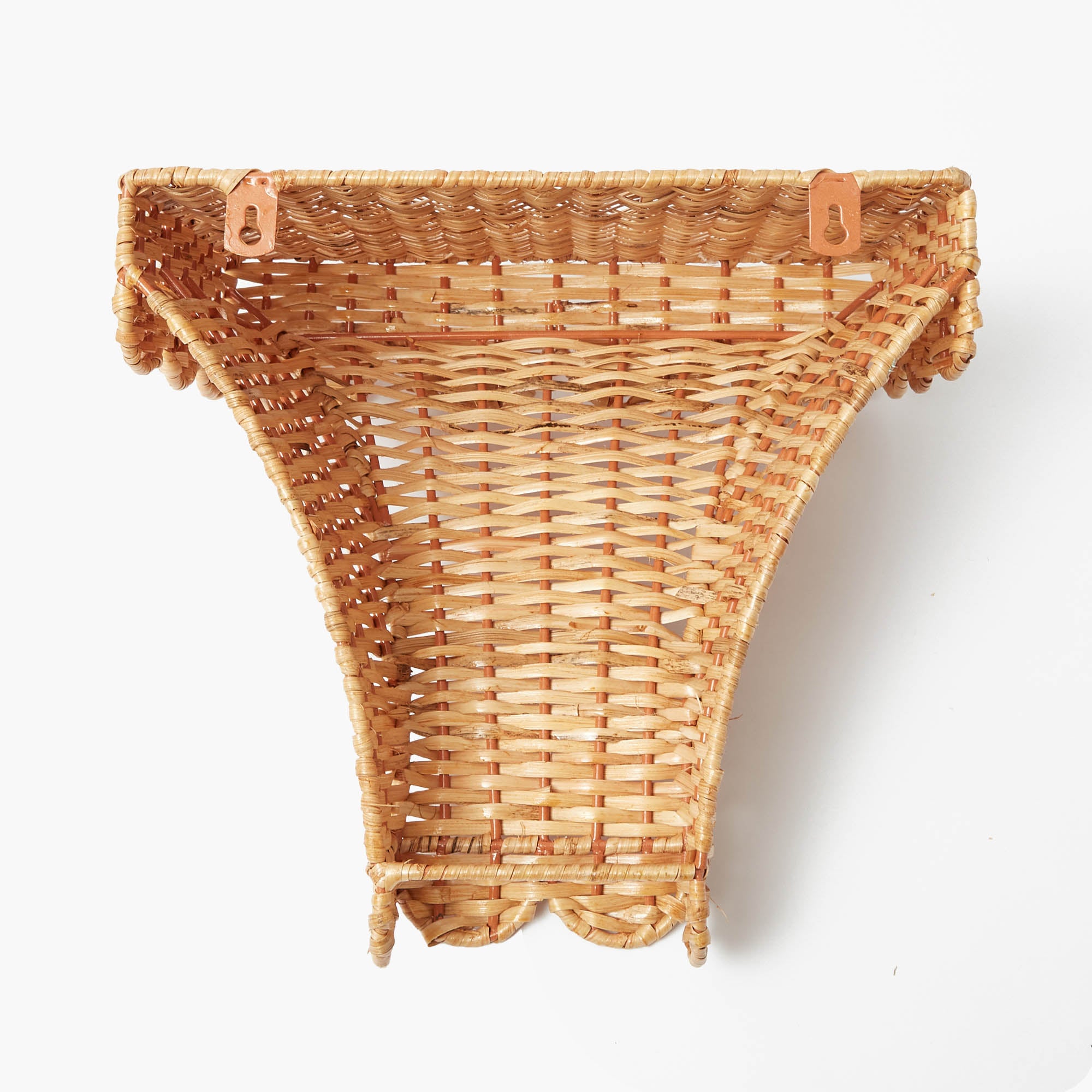 Rattan Rectangular Wall Sconce