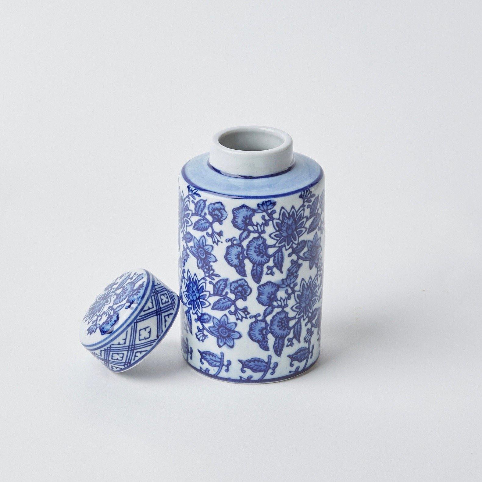 Round Chinoiserie Ginger Jars (Pair) - Mrs. Alice