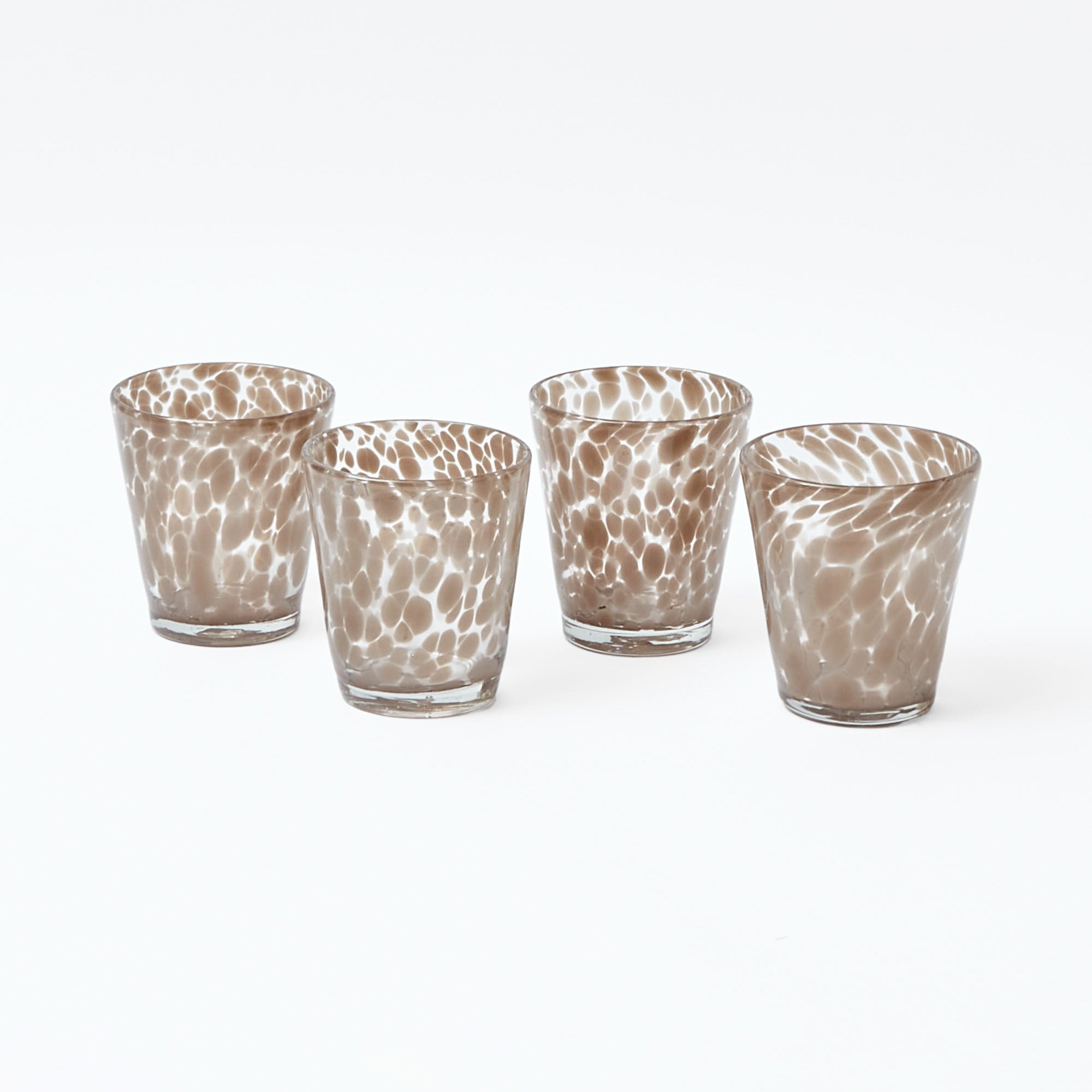 Dappled Sand Water Glasses (Set of 4)