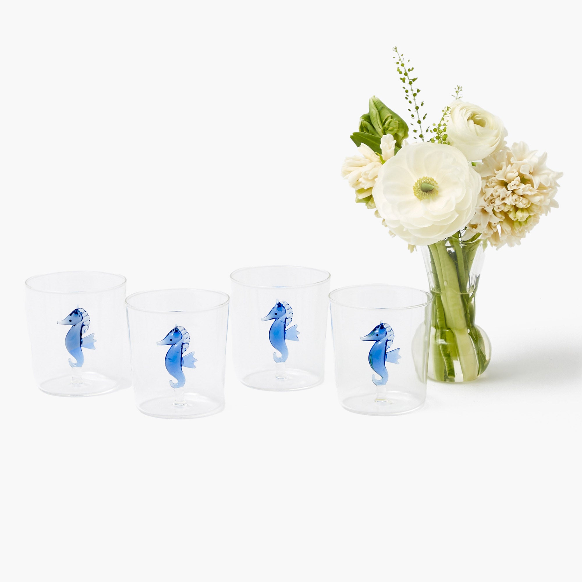 Seahorse Glasses (Set of 4)