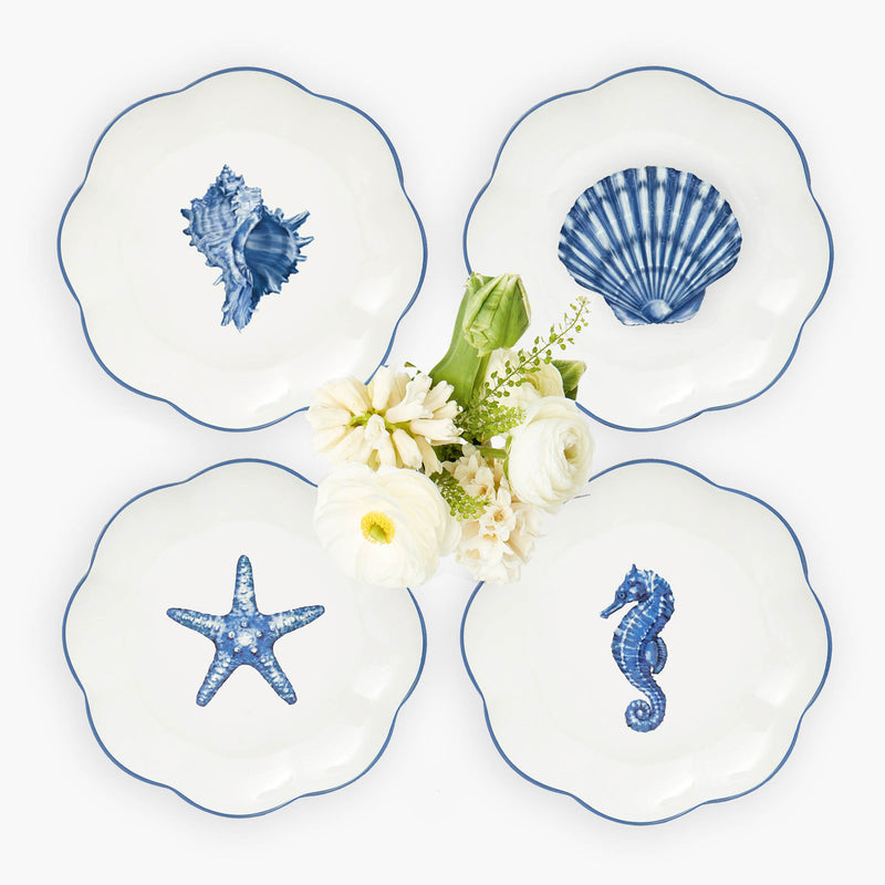 Seashore Starter Plates (Set of 4)