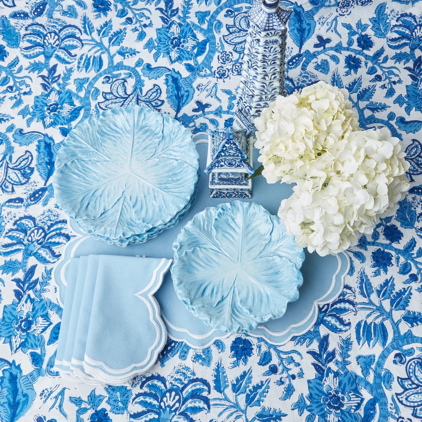 Serena Cornflower Blue Napkins (Set of 4) - Mrs. Alice