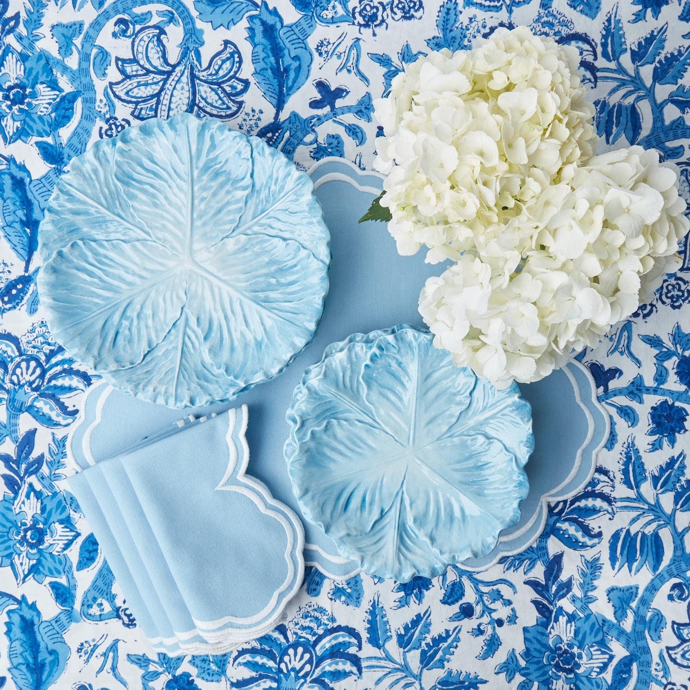 Serena Cornflower Blue Napkins (Set of 4) - Mrs. Alice