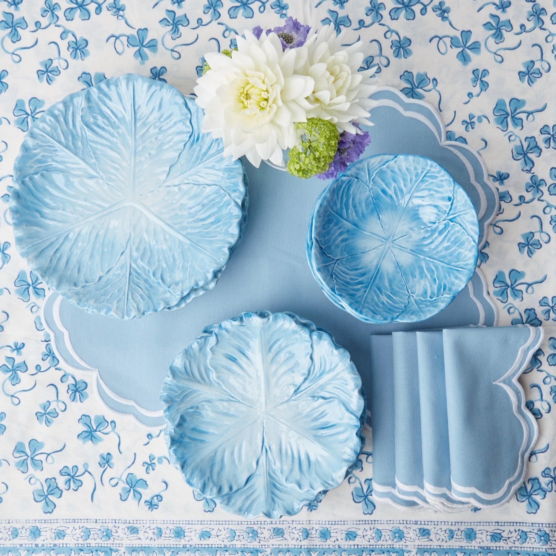 Serena Cornflower Blue Napkins (Set of 4) - Mrs. Alice