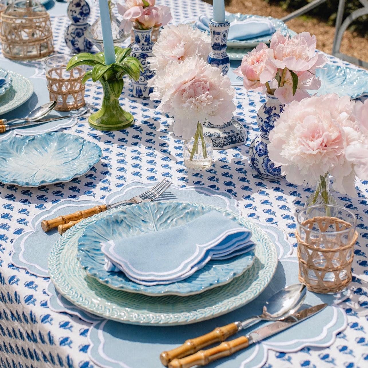 Serena Cornflower Blue Placemats (Set of 4) - Mrs. Alice