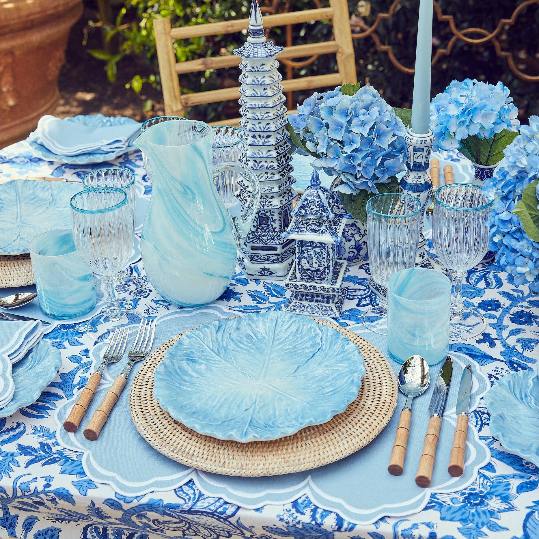 Serena Cornflower Blue Placemats (Set of 4) - Mrs. Alice