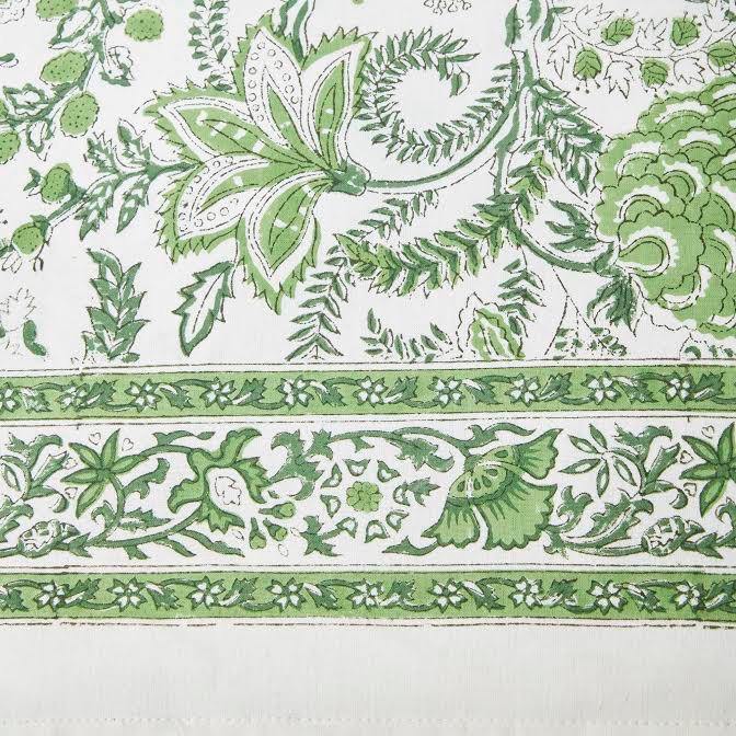 Serena Green Tablecloth - Mrs. Alice