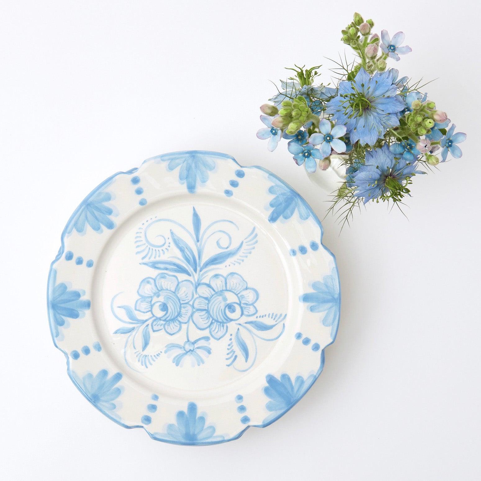 Seville Blue Gardênia Starter Plate - Mrs. Alice