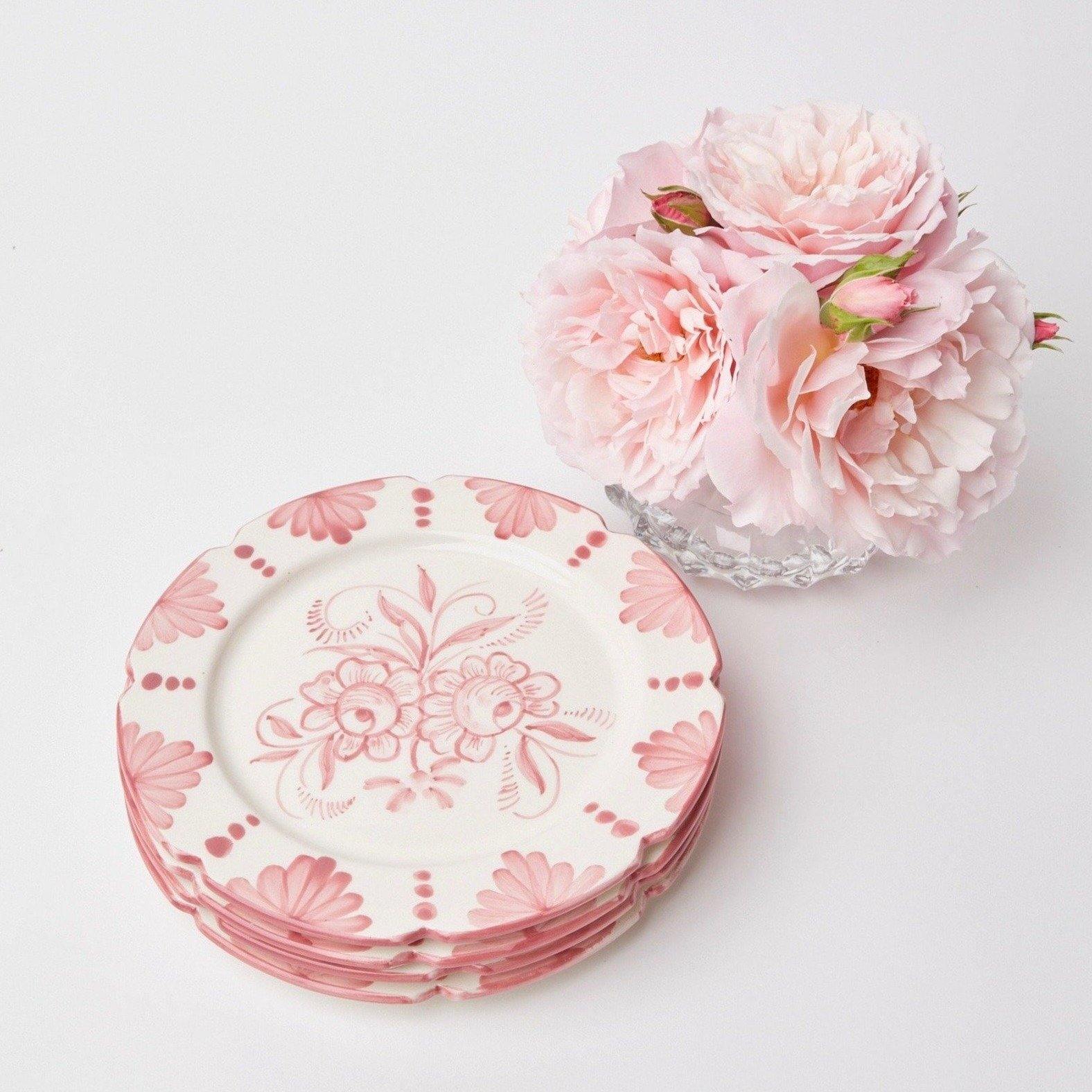 Seville Pink Gardênia Dinner Plate - Mrs. Alice