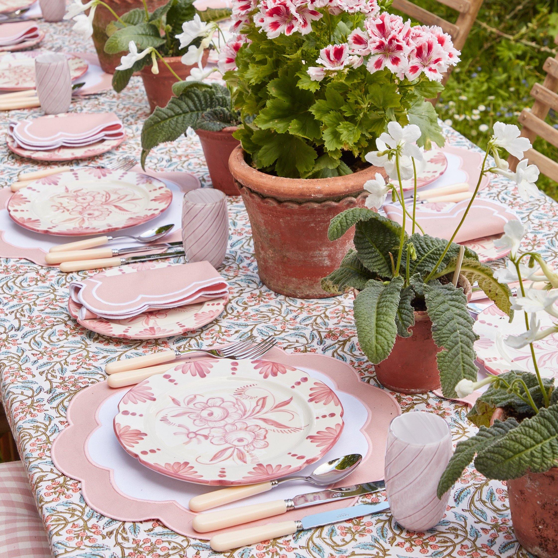 Seville Pink Gardênia Starter Plate - Mrs. Alice