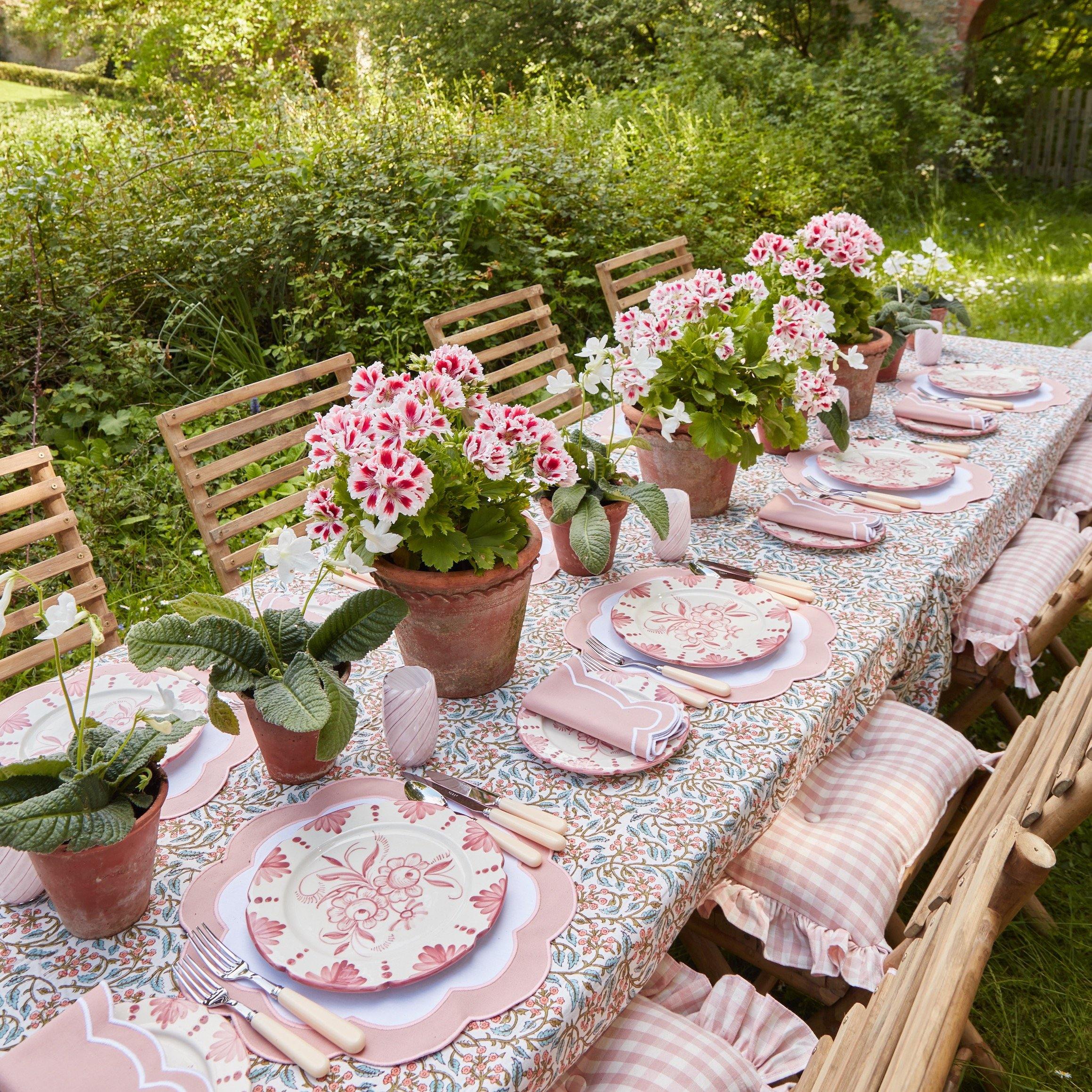 Seville Pink Gardênia Starter Plate - Mrs. Alice