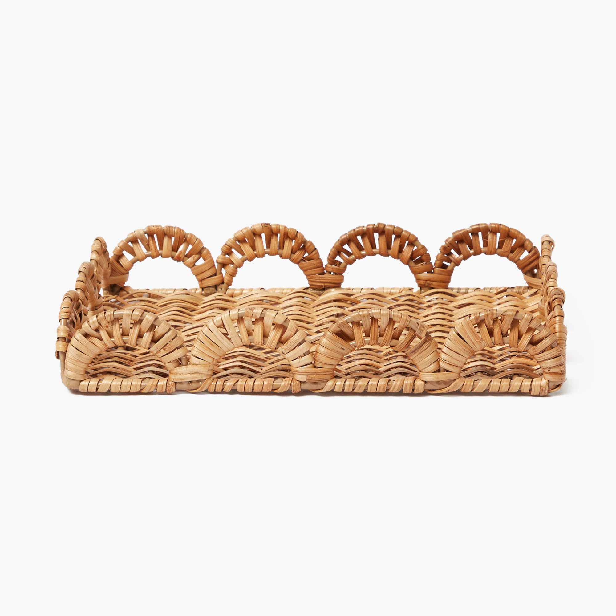 Small Elena Rattan Tray