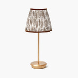 Tall Rechargeable Lamp with Chocolate Fern Shade (18cm)