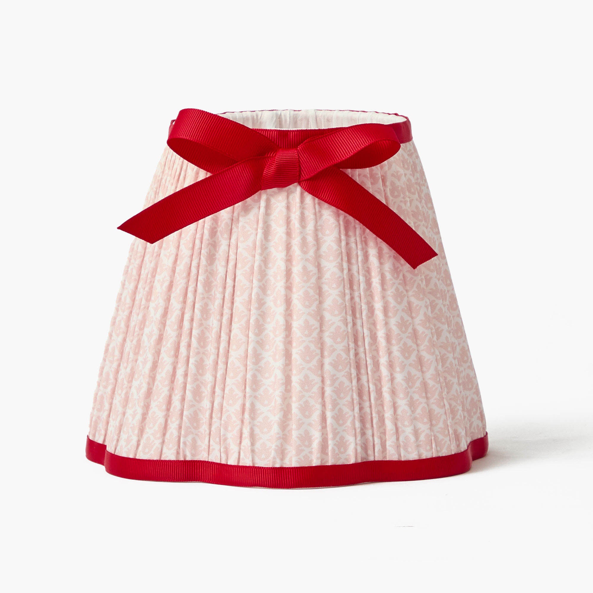 Pink & Red Lotus Bow Lampshade (18cm)