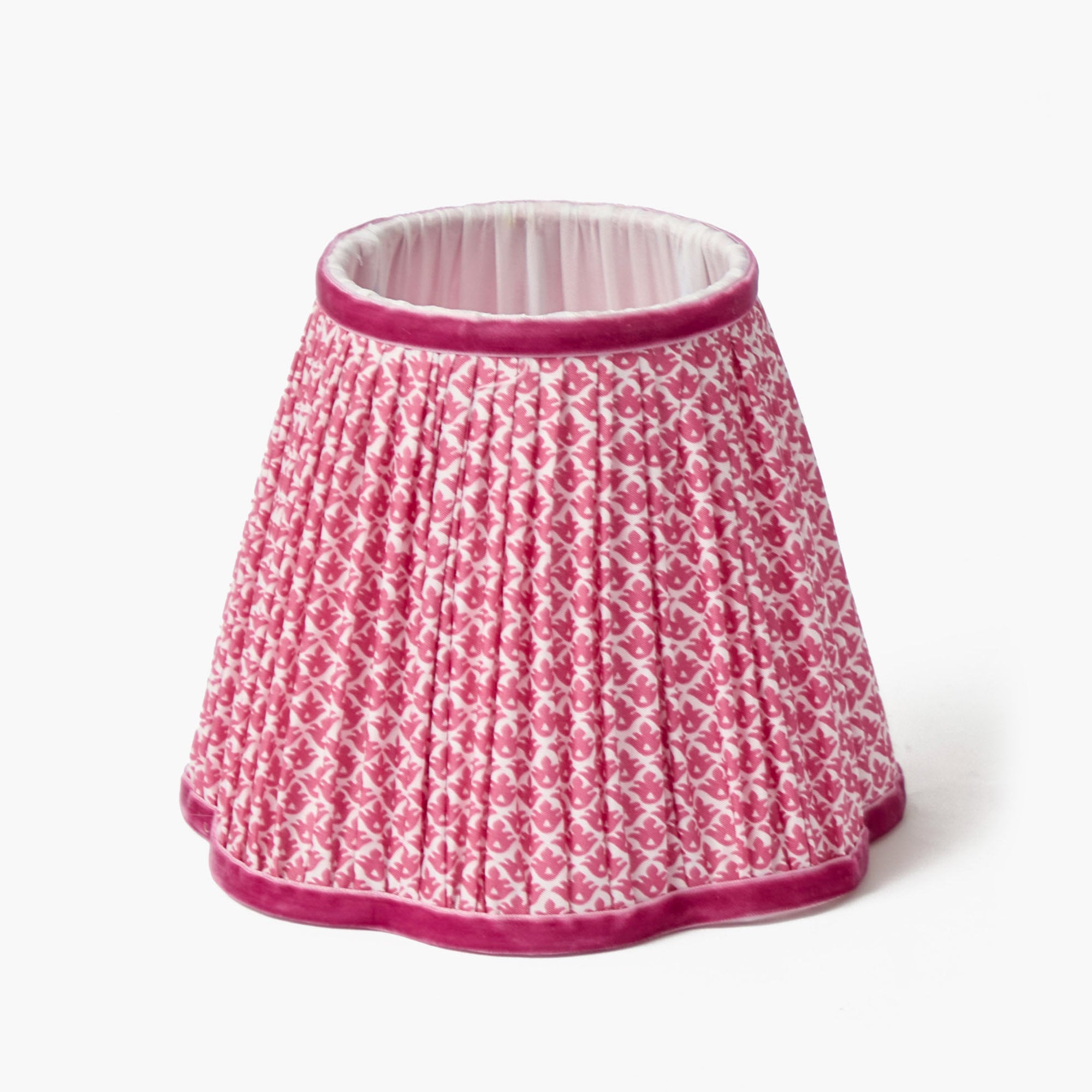 Raspberry Lotus Lampshade (18cm)