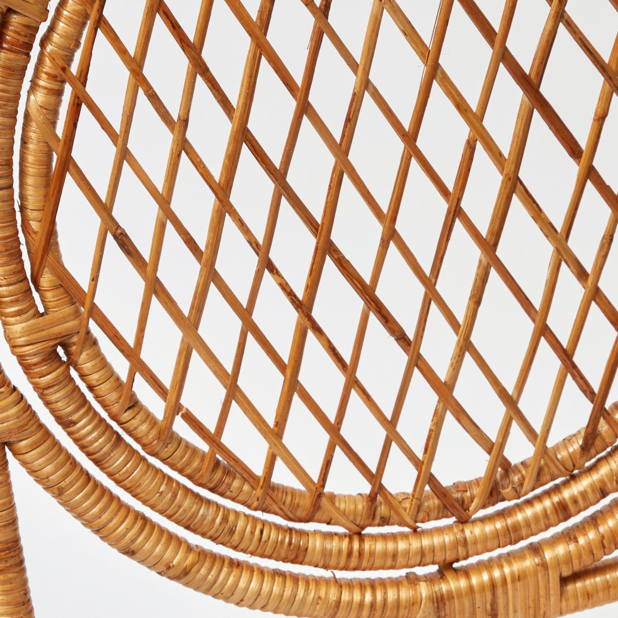 Vivienne Rattan Chair with Cushion - Mrs. Alice