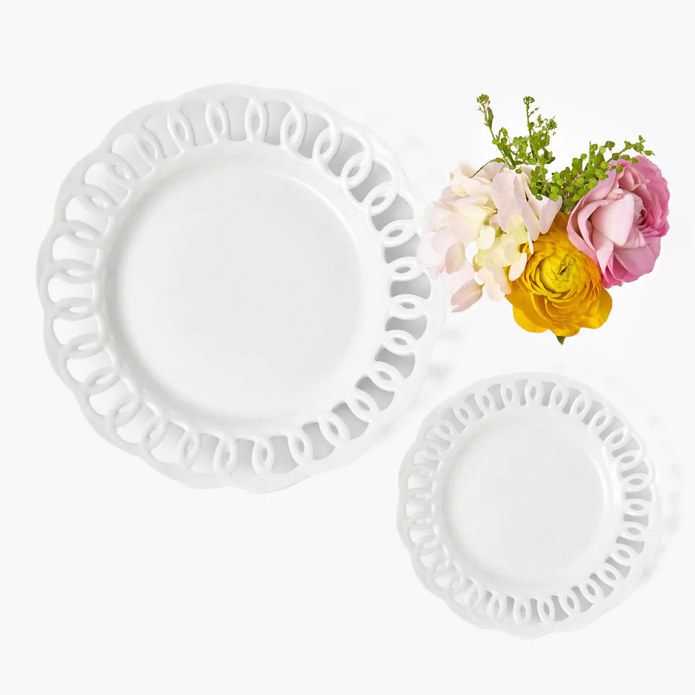 White Lace Starter Plate