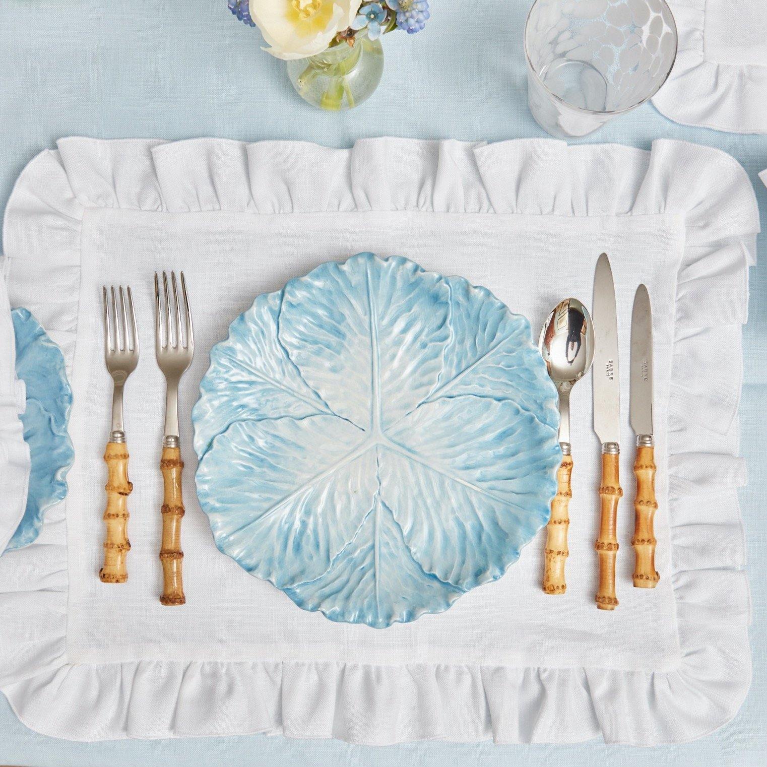 Coral Linen Placemats (Set of 4) – Mrs. Alice