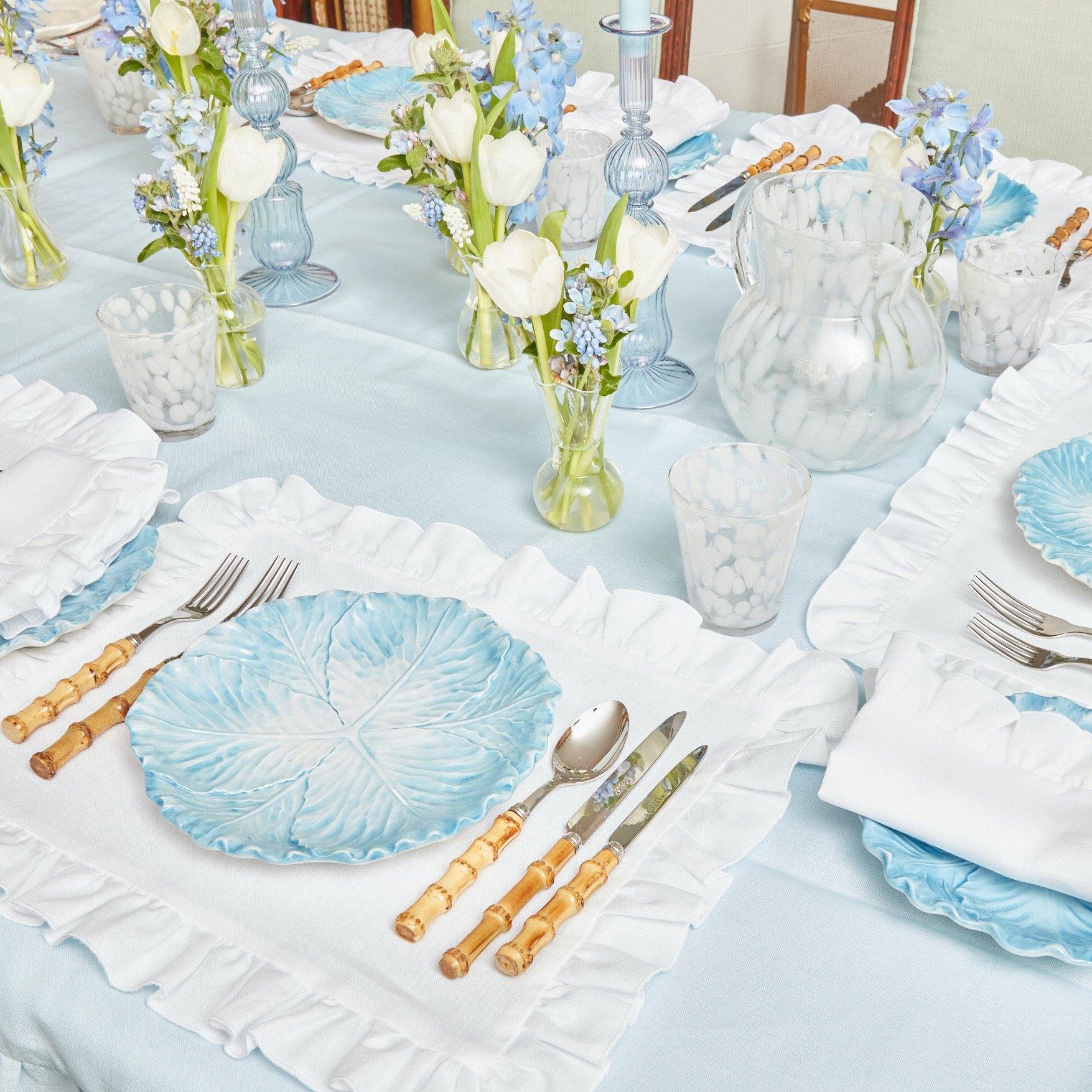 MKHERT Cute Dolphin And Mermaid Table Runner for Kitchen Wedding